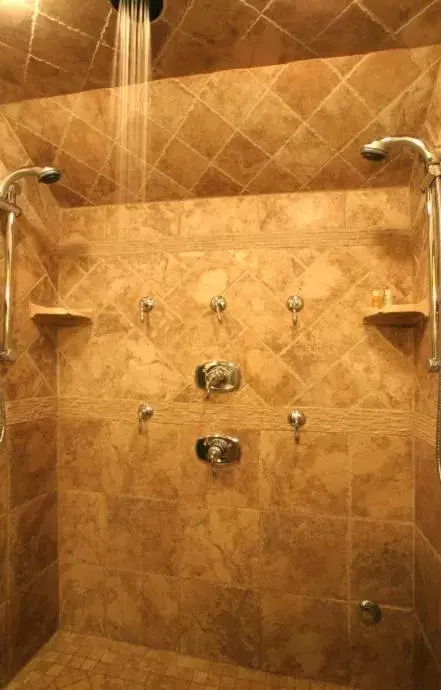 Shower, Bathroom in Glasbern Country Inn Historic Hotels of America