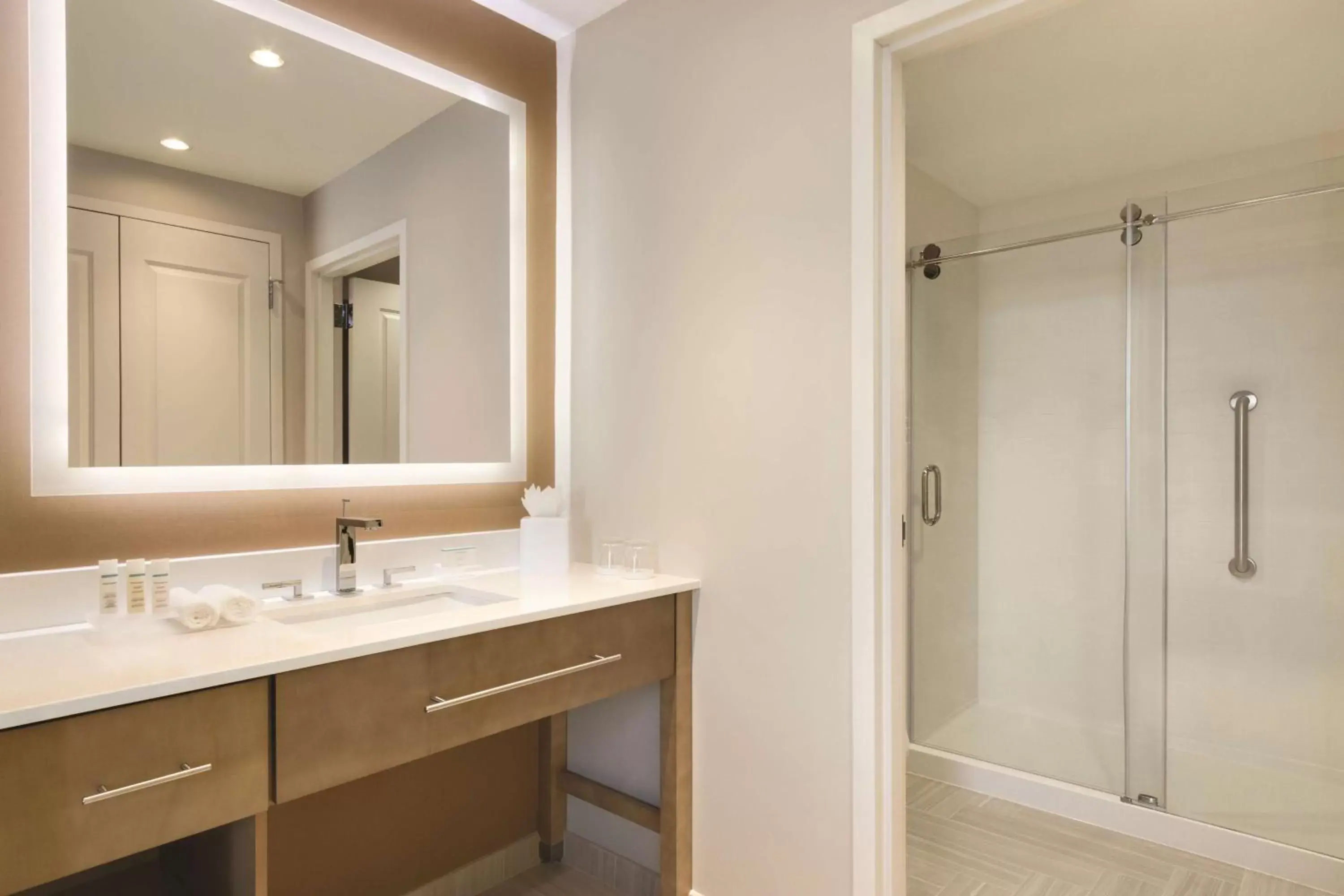 Bathroom in Homewood Suites by Hilton Calgary Downtown