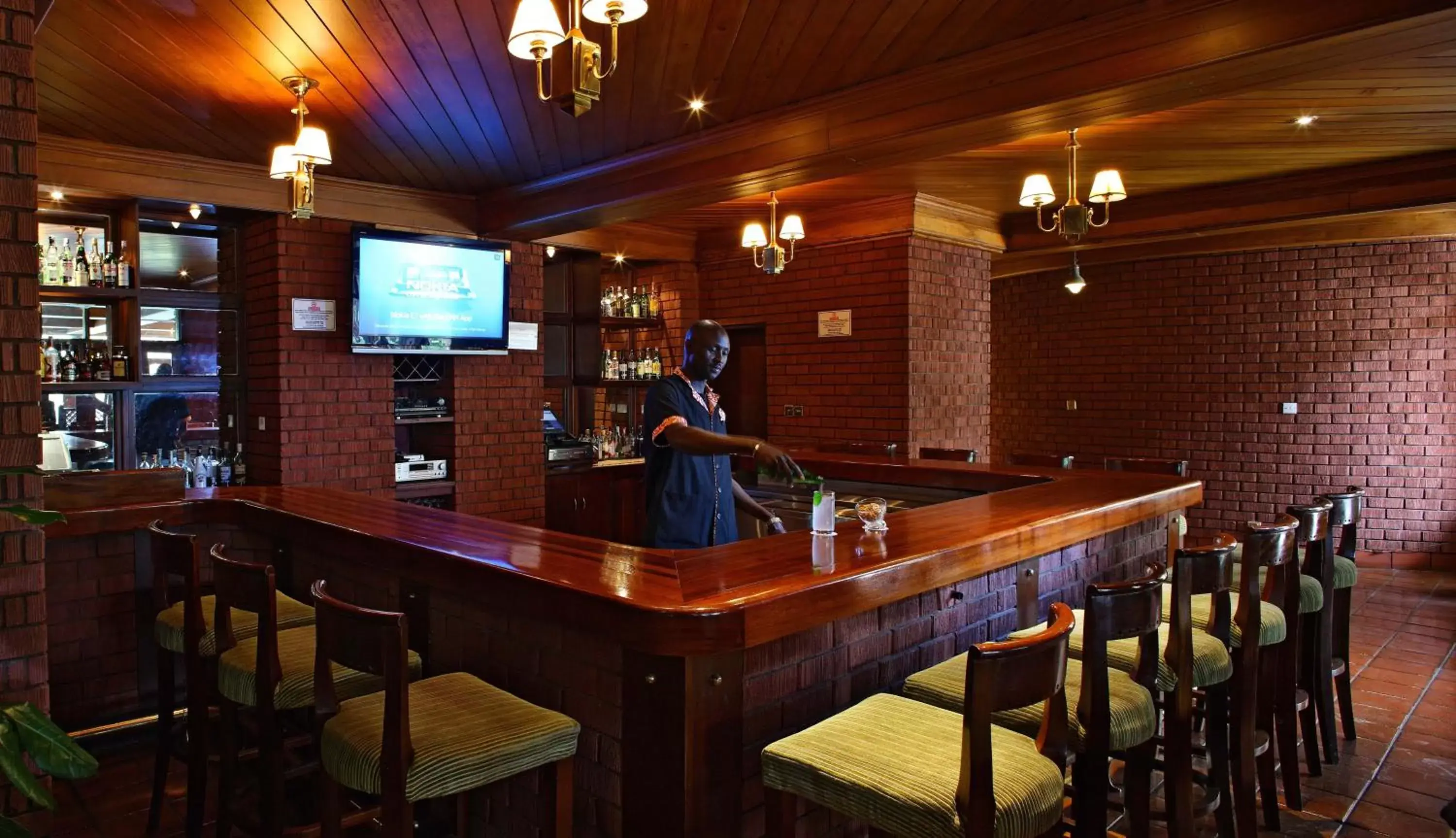 Lounge or bar in Sarova Panafric Hotel, Nairobi Upper Hill Lounge or bar in Sarova Panafric Hotel, Nairobi Upper Hill