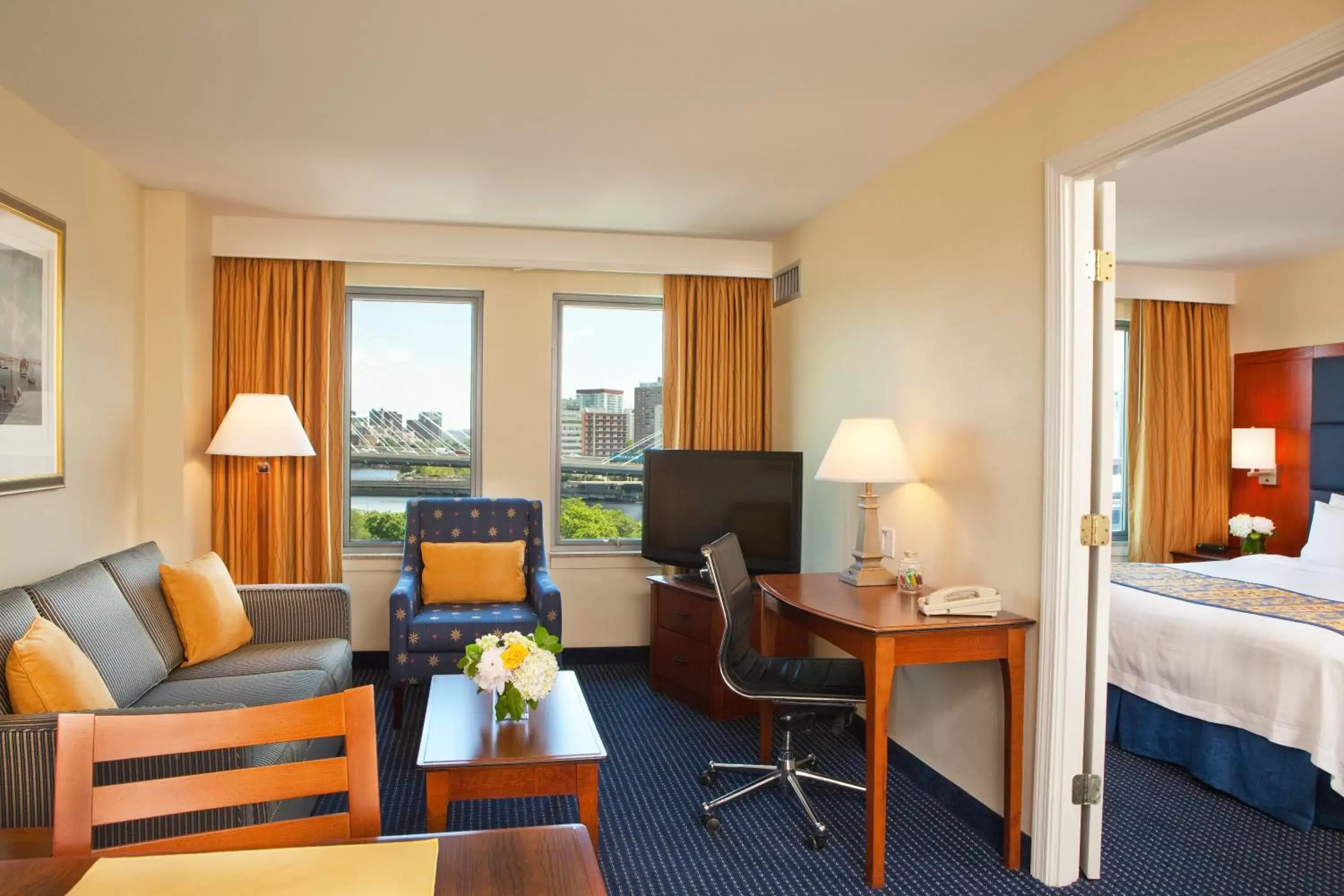 One-Bedroom King Suite with View in Residence Inn by Marriott Boston Harbor on Tudor Wharf