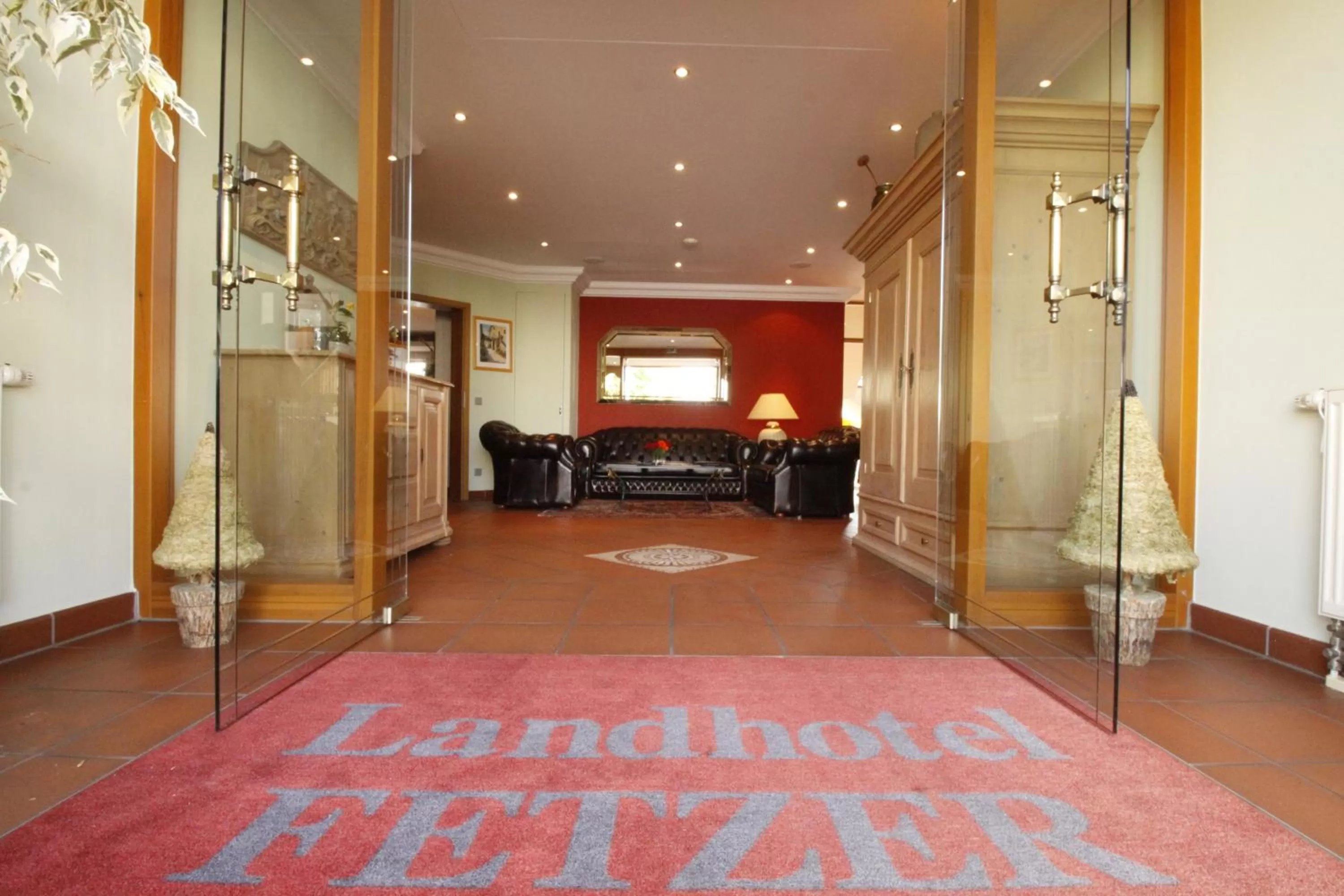 Lobby or reception in Fetzers Landhotel