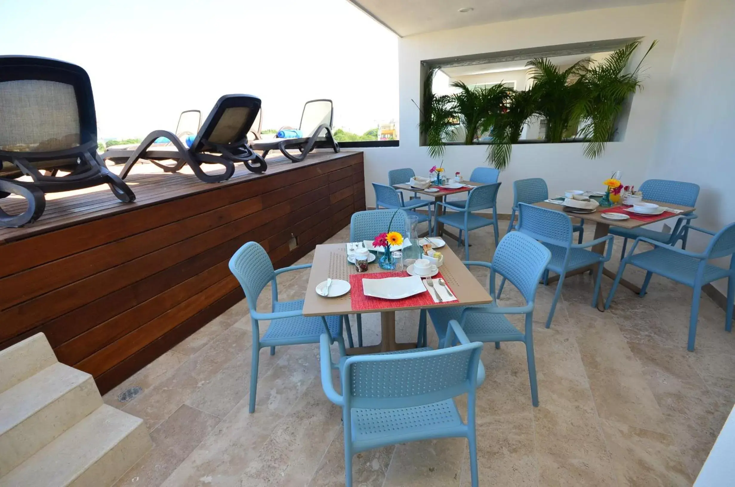 American breakfast, Restaurant/Places to Eat in Hotelito del Mar Playa del Carmen