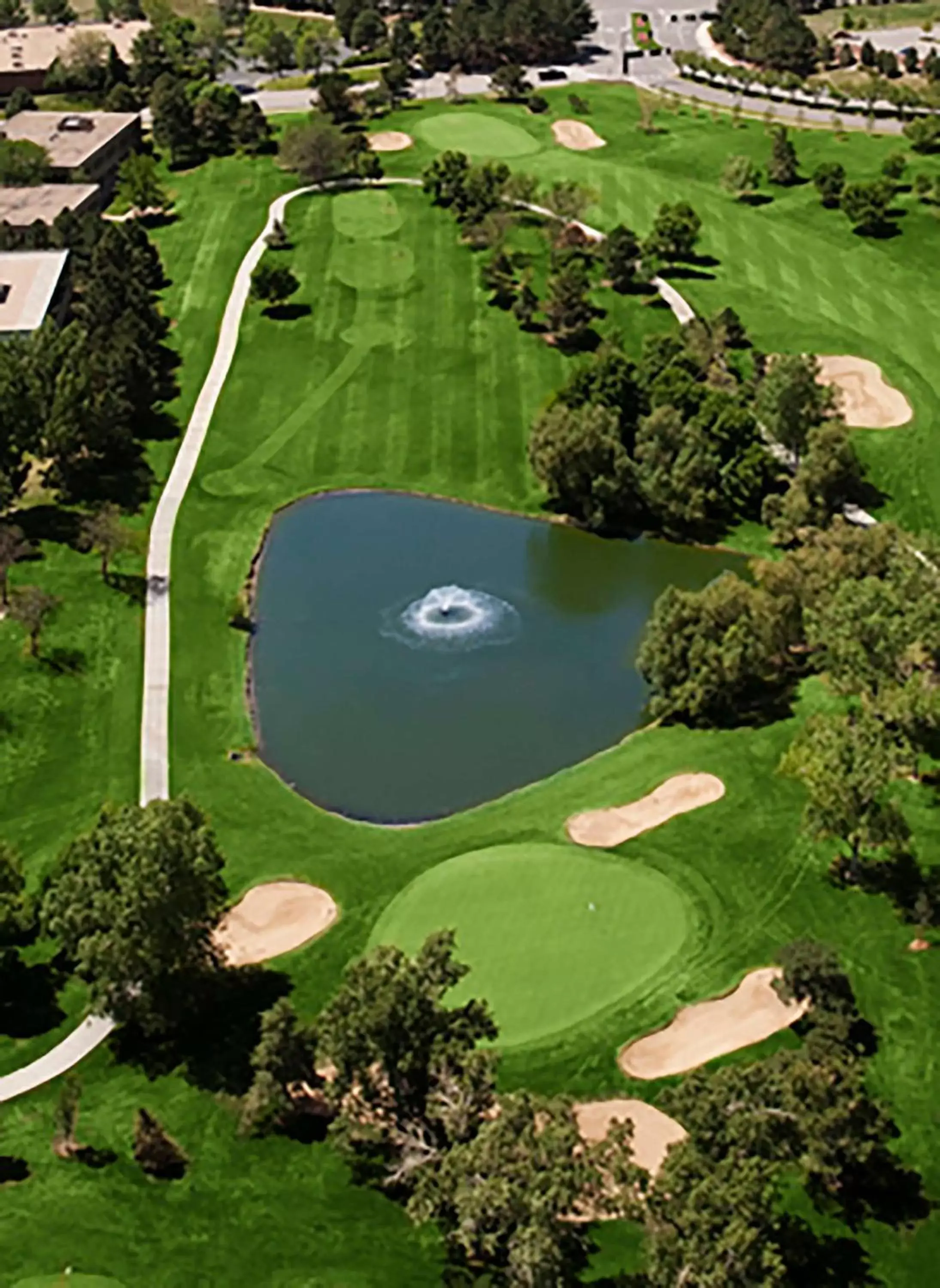 Golfcourse, Bird's-eye View in The Inverness Denver, a Hilton Golf & Spa Resort