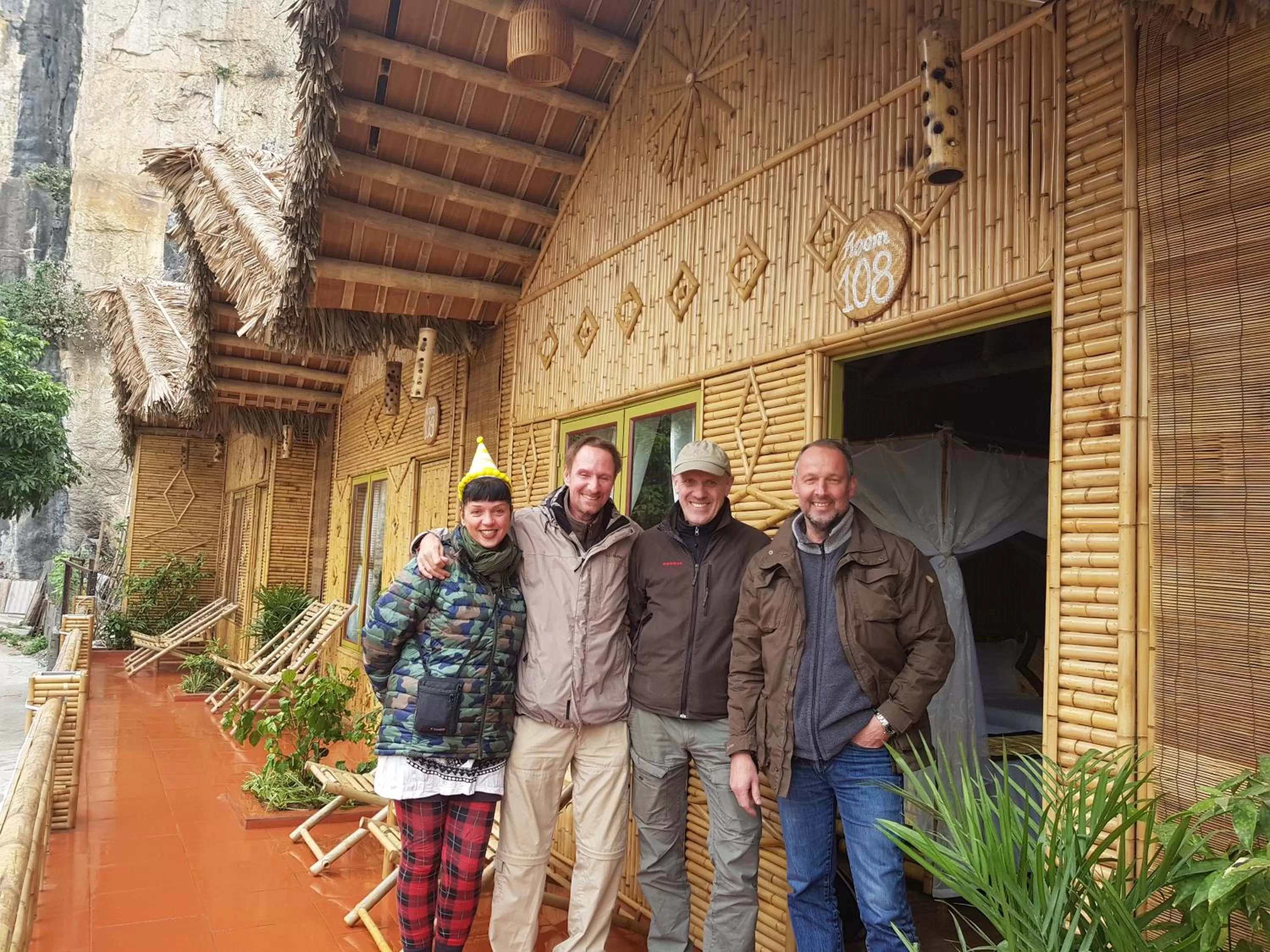 Guests in Tam Coc Wonderland Bungalow