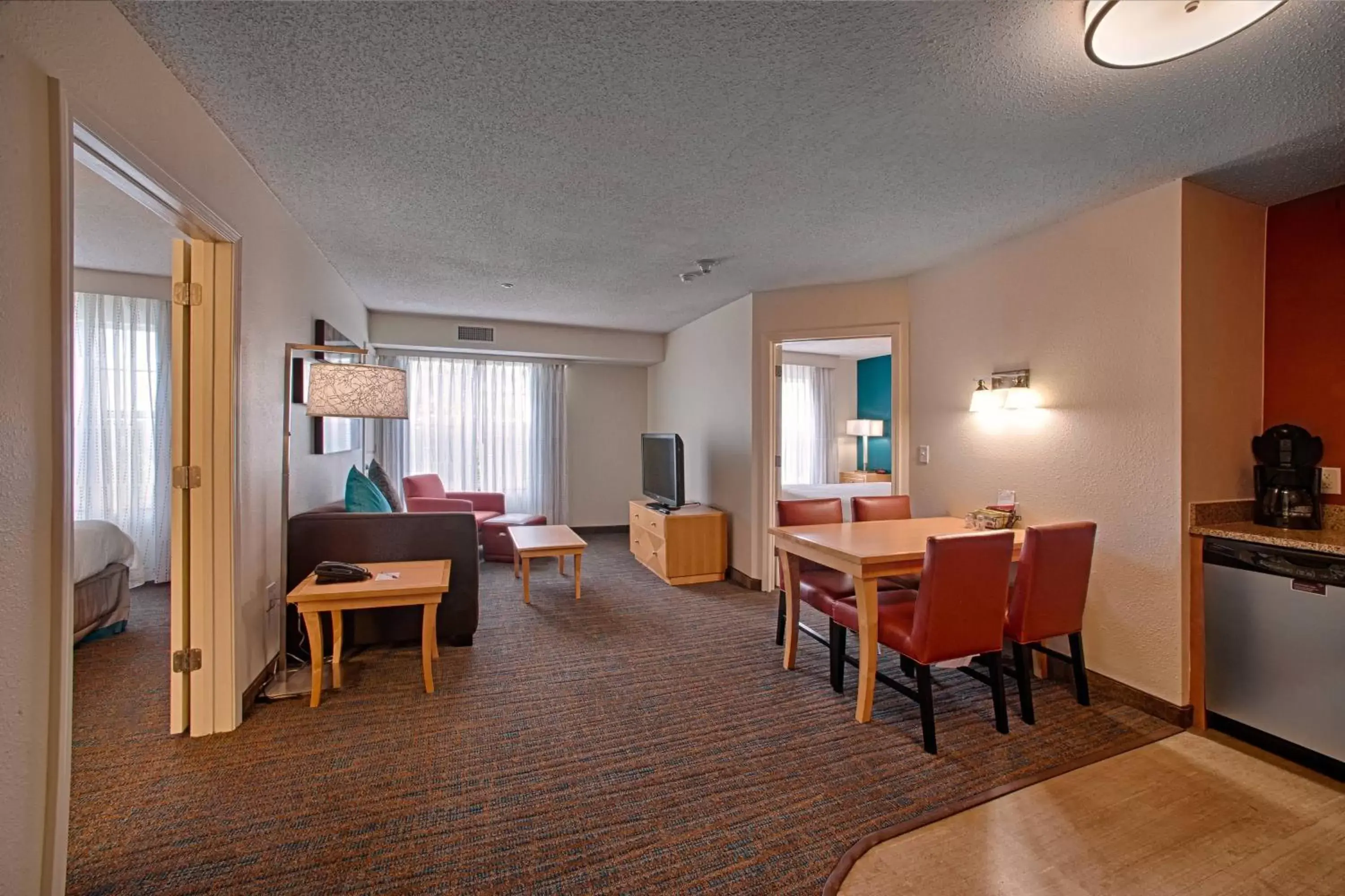 Living room in Residence Inn Neptune at Gateway Center