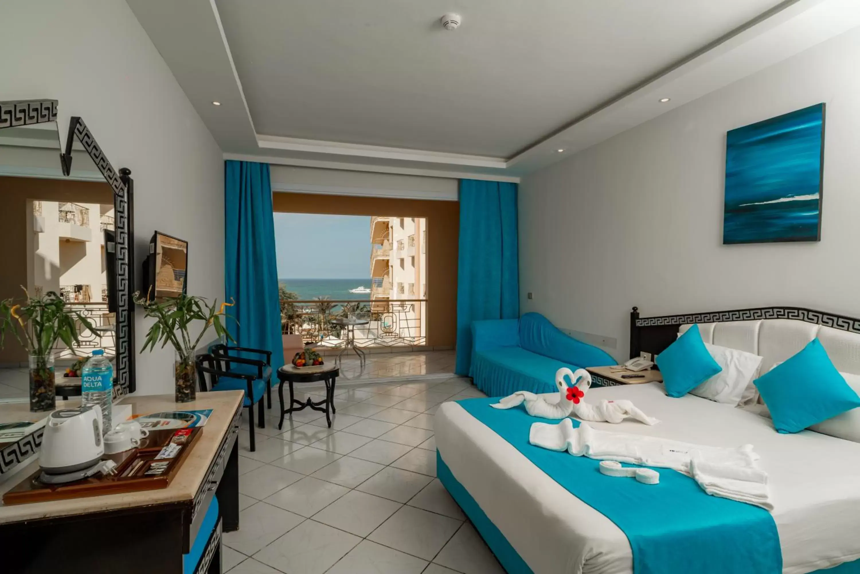 Photo of the whole room, Bed in King Tut Aqua Park Beach Resort Photo of the whole room, Bed in King Tut Aqua Park Beach Resort