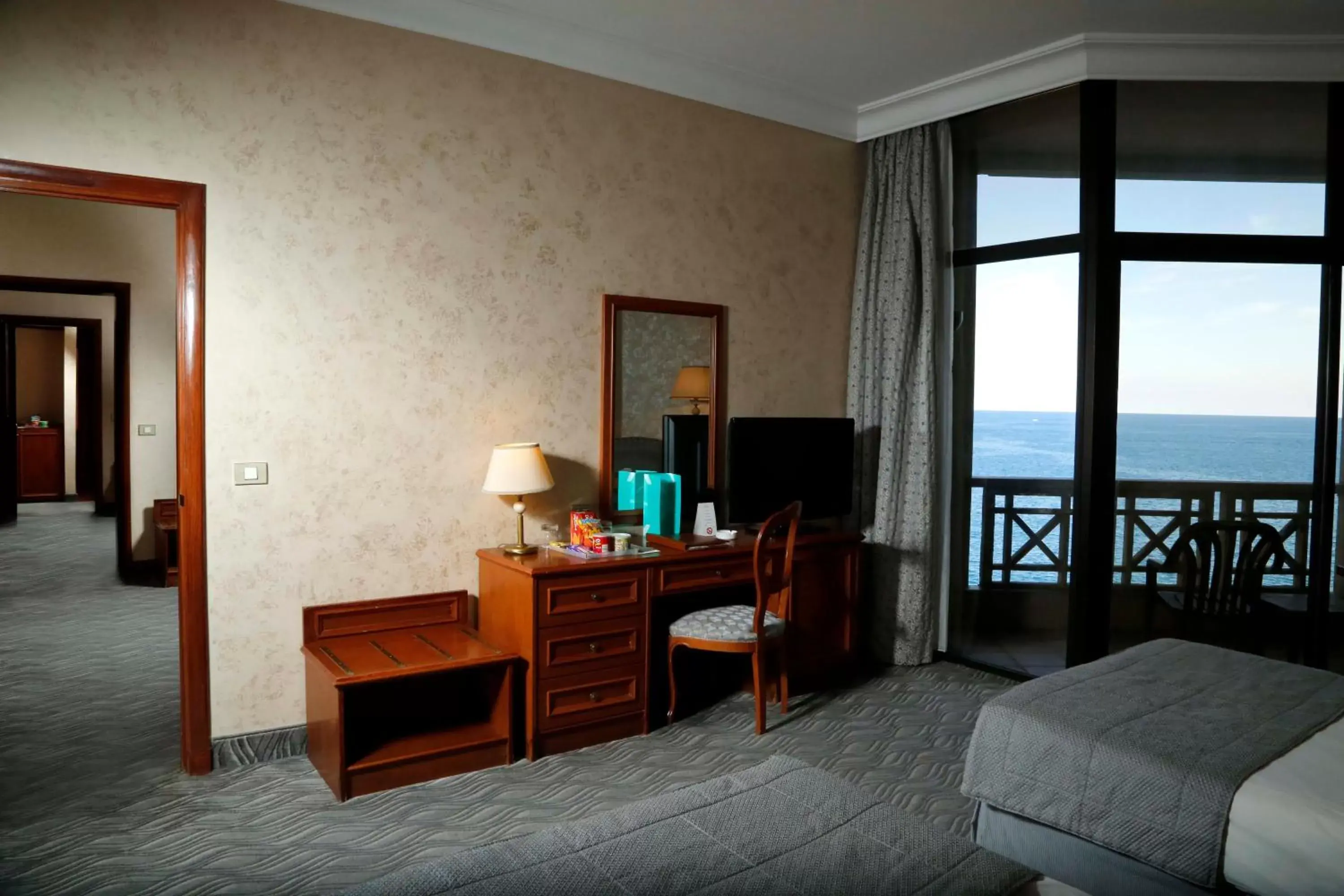 Photo of the whole room, TV/Entertainment Center in Bayview Hotel Beirut