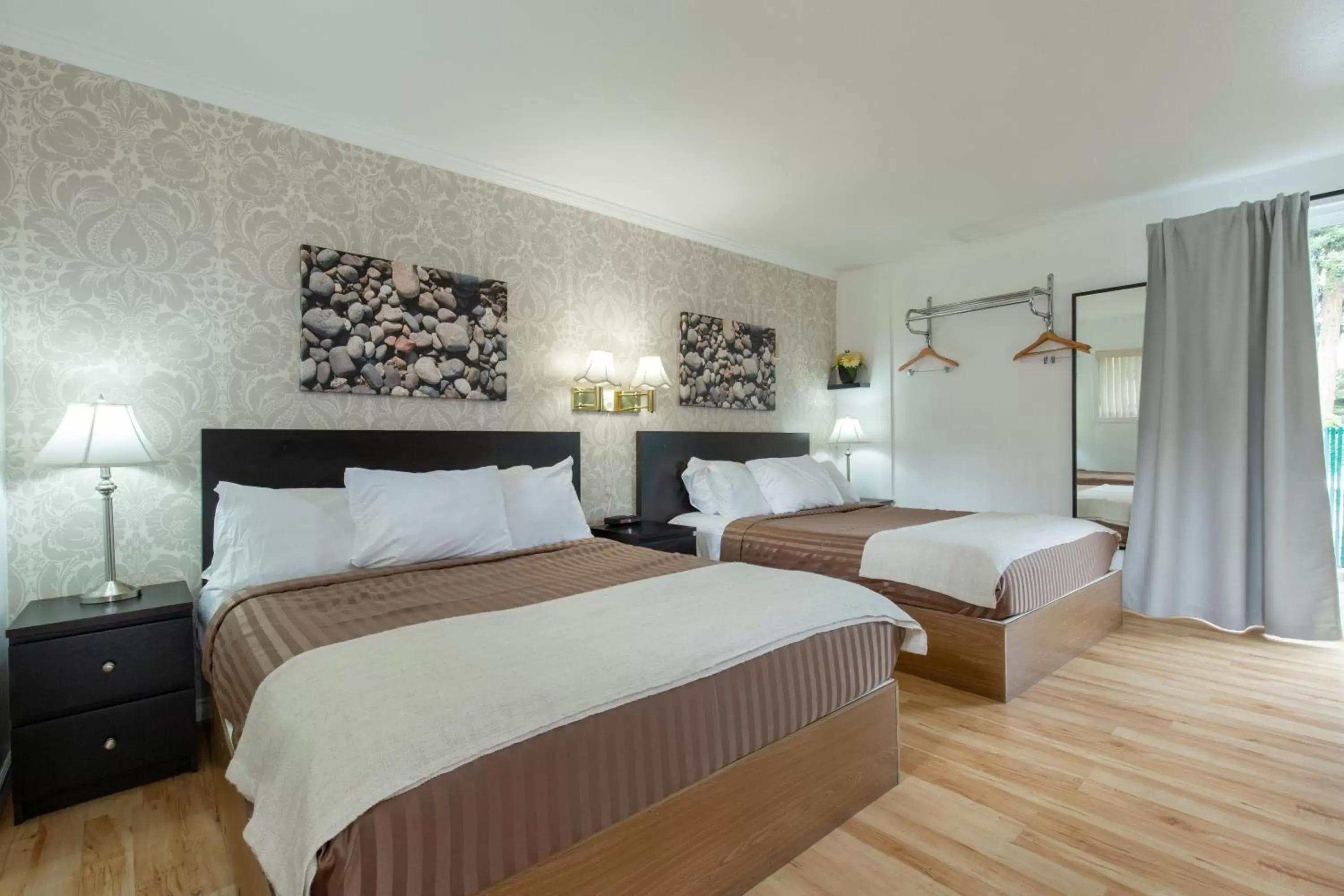 Bed in Riverside Resort