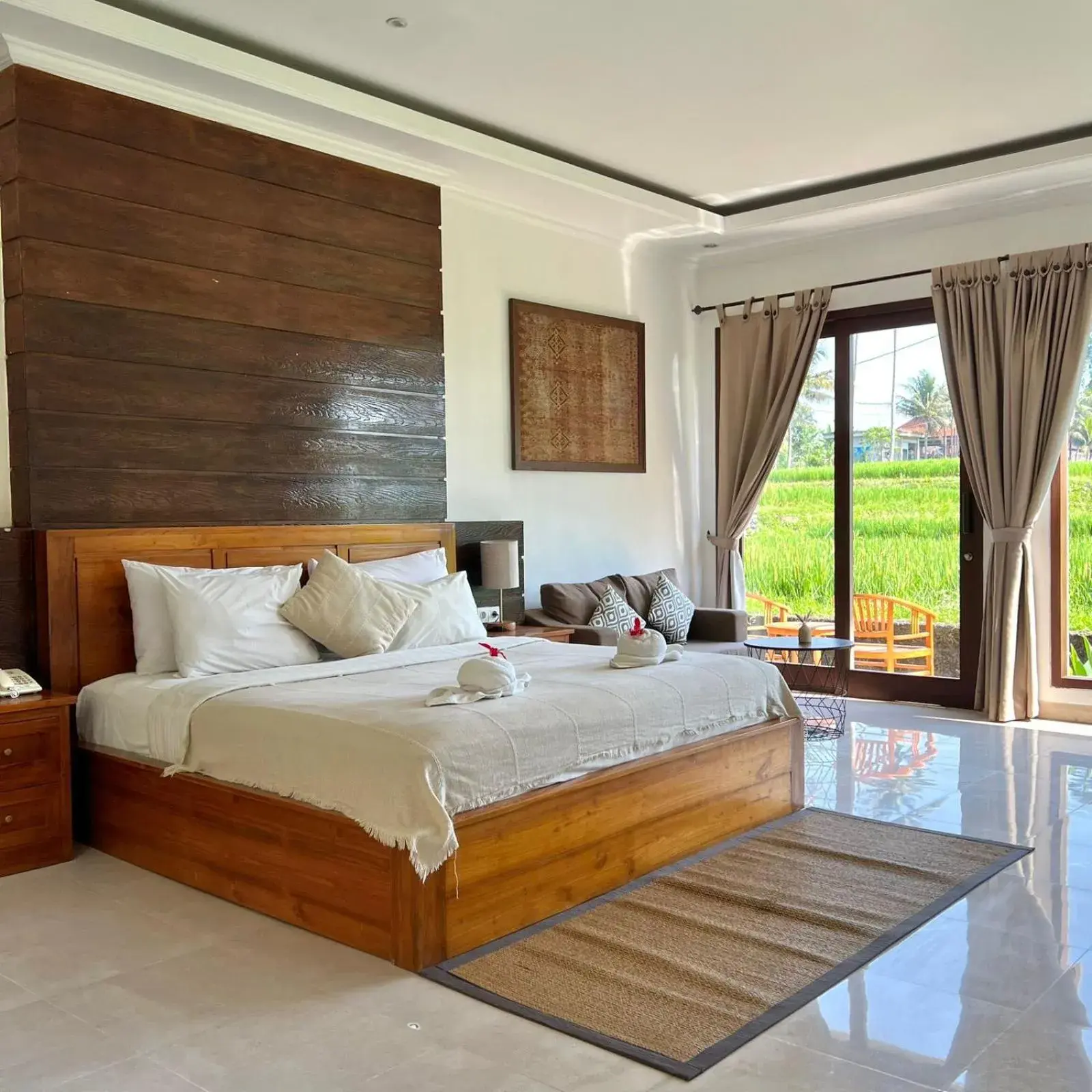 Bedroom, Bed in Kubu Bali Baik Villa & Resort - CHSE Certified