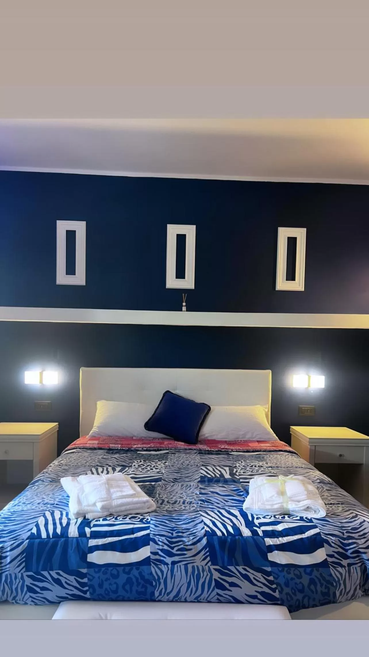 Bed in B&B Cleofà Paestum