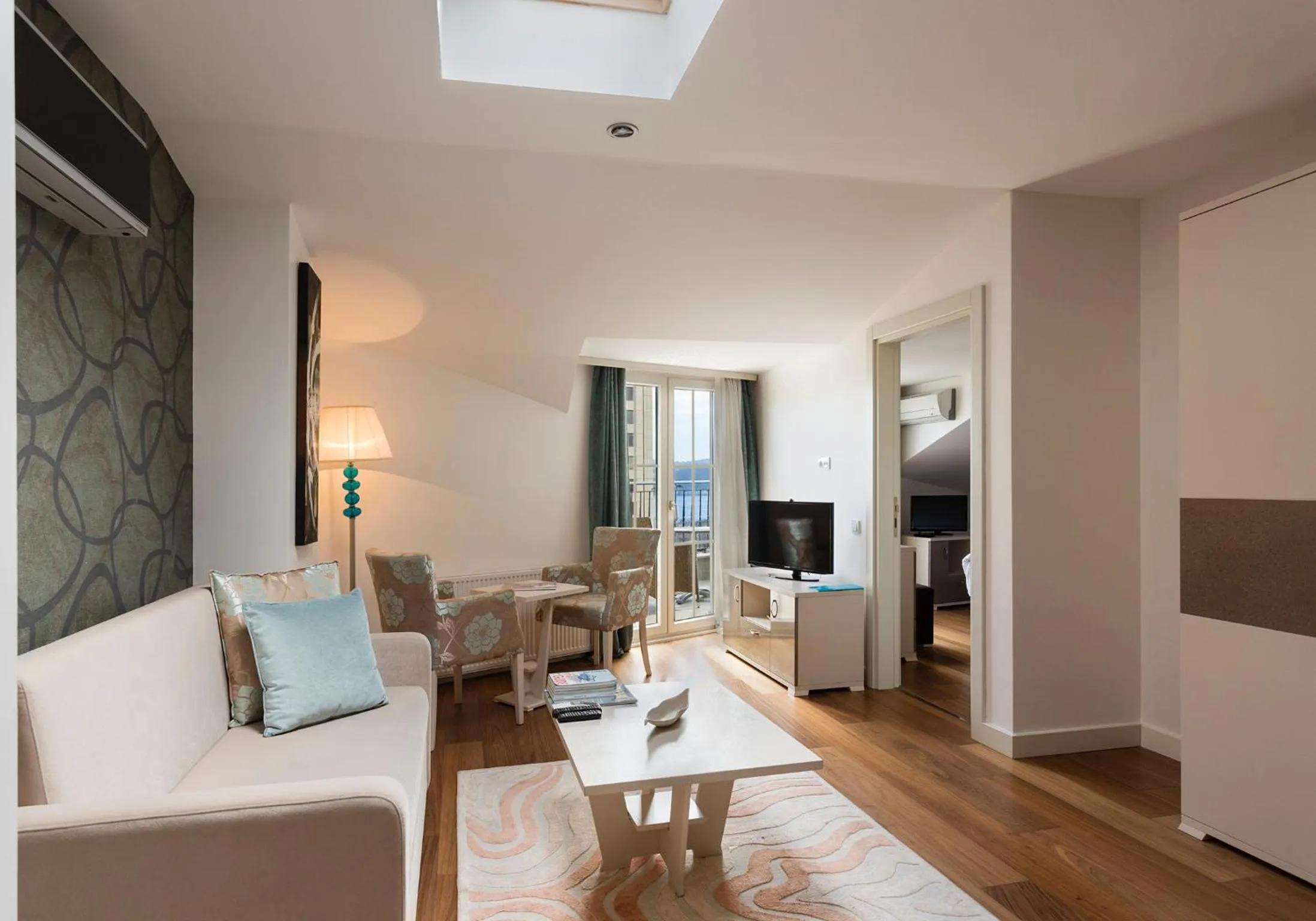 Living room in Turkuaz Suites Bosphorus