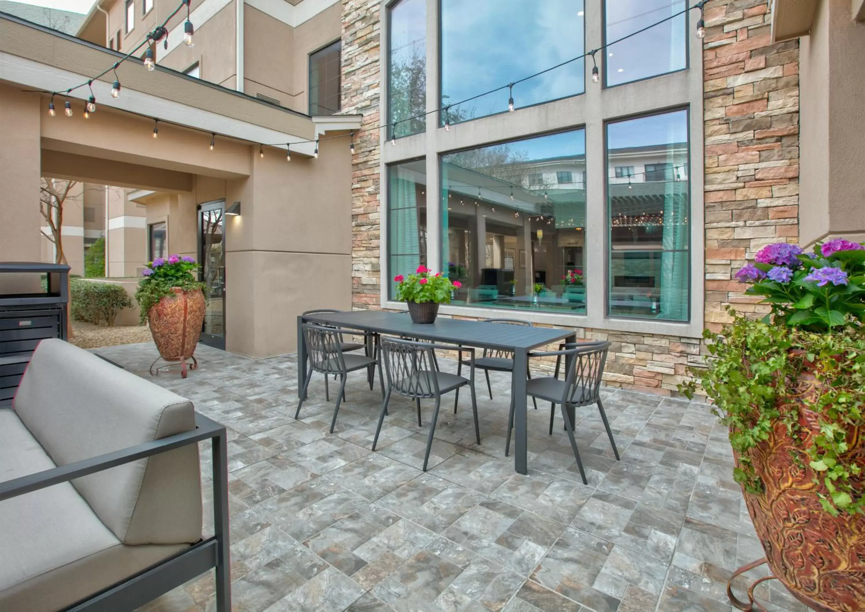 Patio in Staybridge Suites Plano - Richardson Area, an IHG Hotel