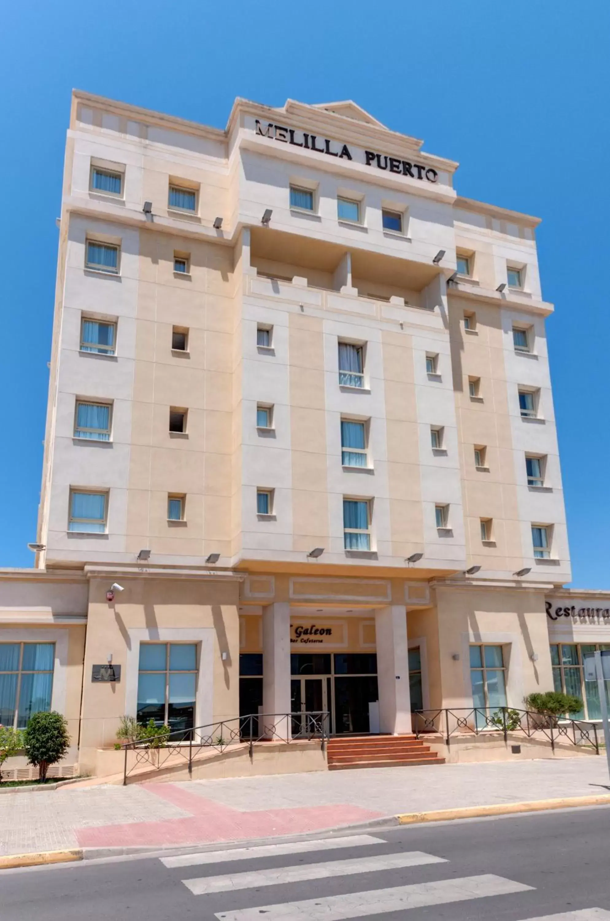 Facade/entrance, Property Building in Hotel Melilla Puerto, Affiliated by Meliá