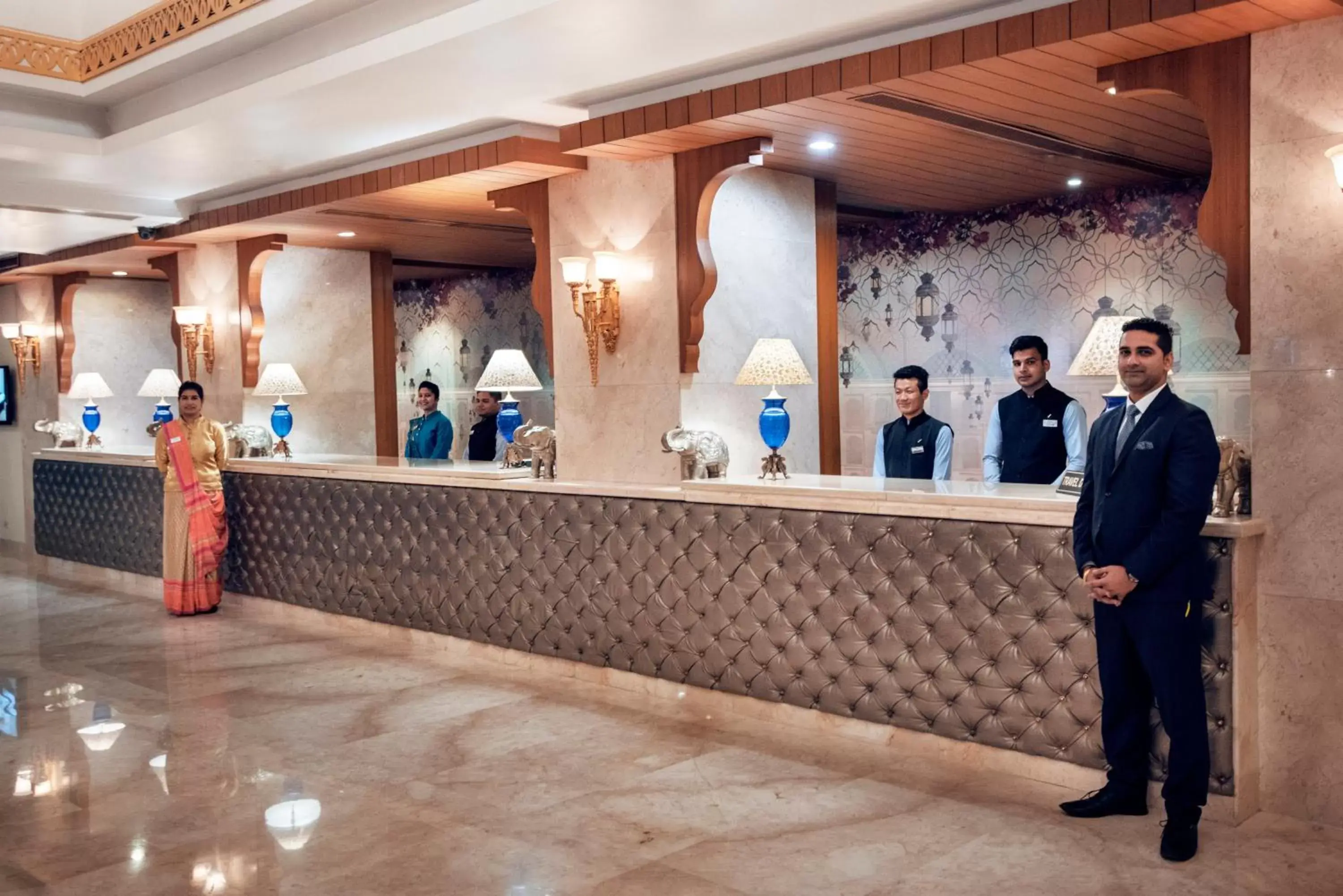 Staff in Radisson Blu Udaipur Palace Resort & Spa