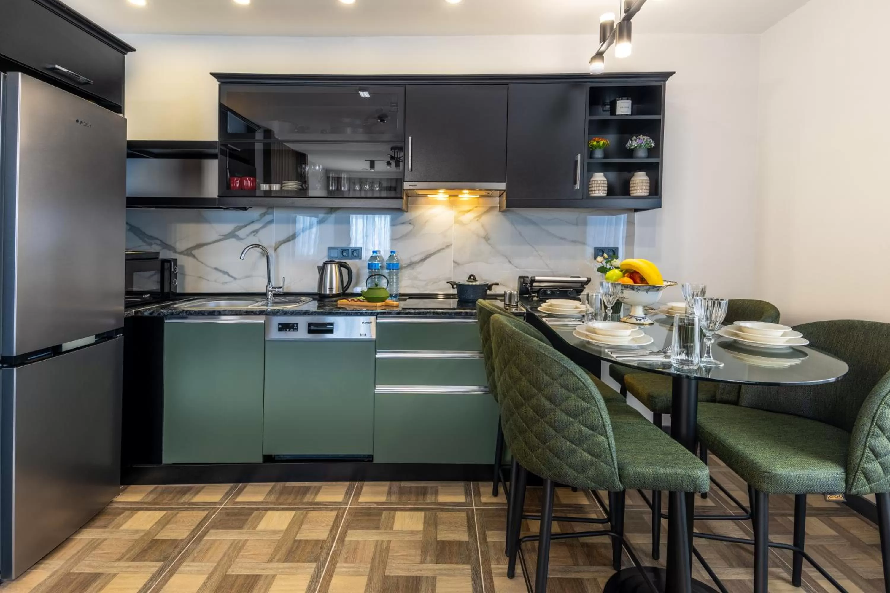 Kitchen or kitchenette in BayMari Suites City Life