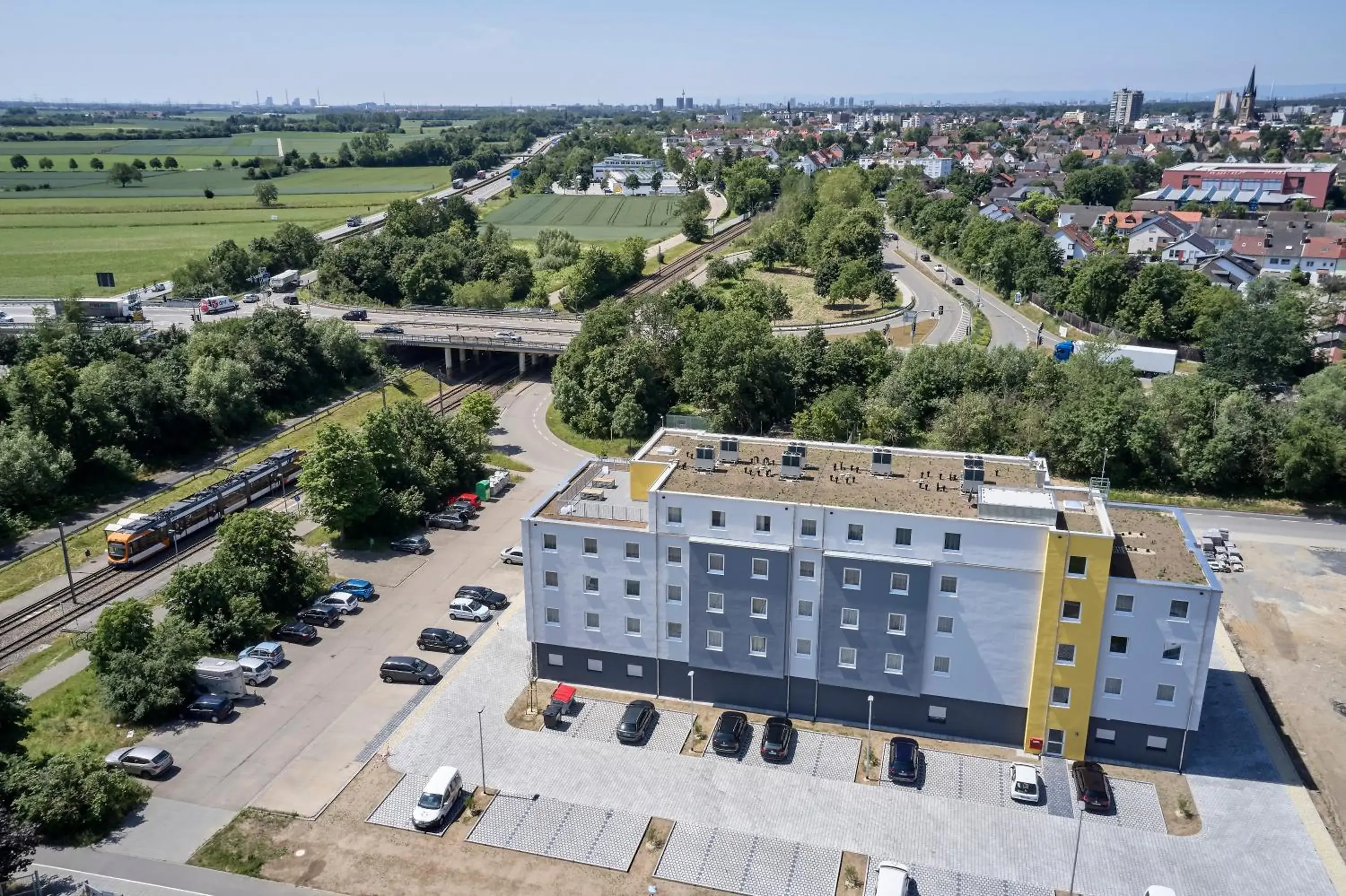 Bird's eye view, Bird's-eye View in Best Western Hotel Viernheim Mannheim