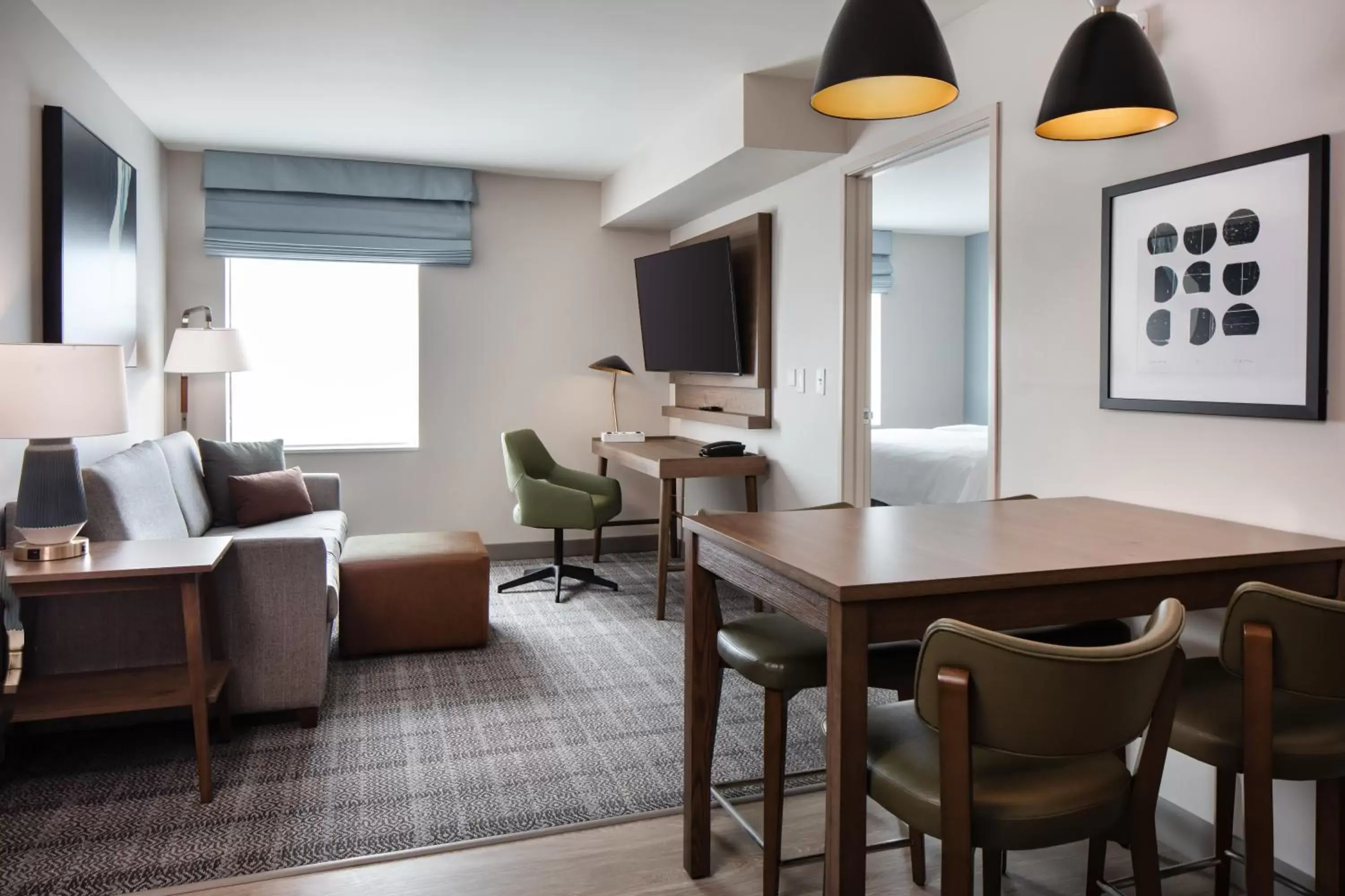 TV and multimedia, Seating Area in Staybridge Suites - Iowa City - Coralville, an IHG Hotel