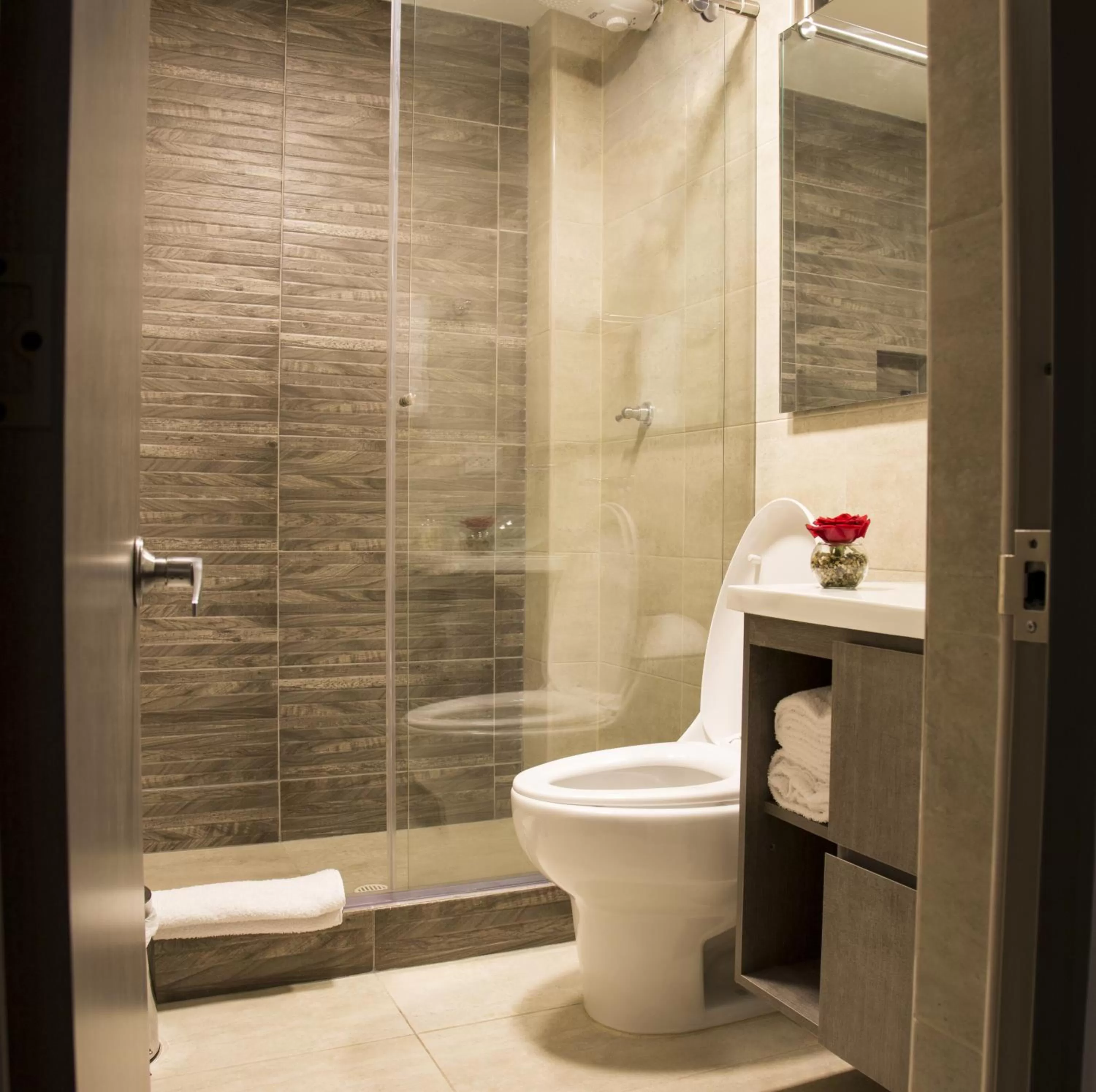 Bathroom in Agora Suites Self-Service Boutique Hotel