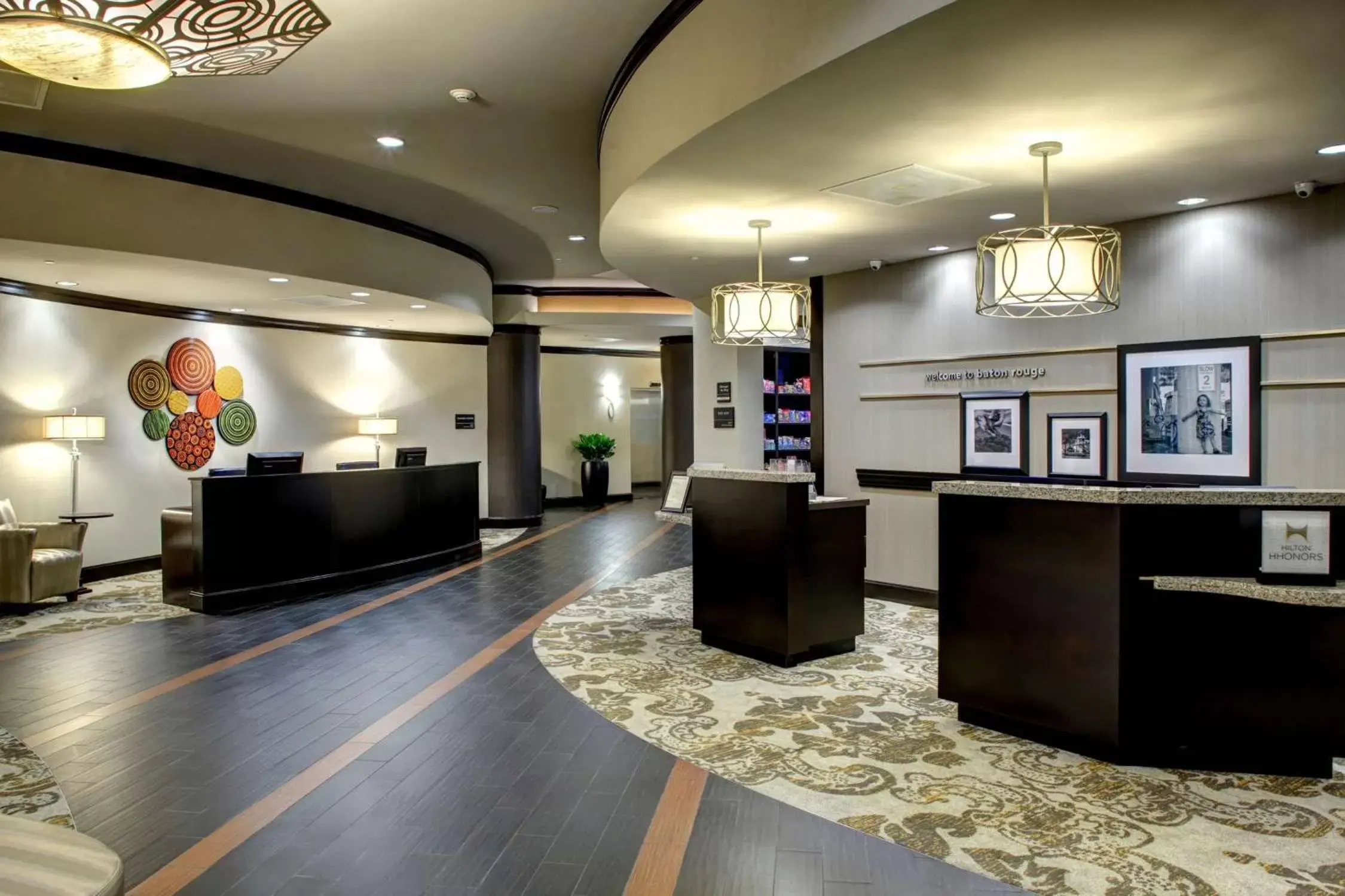 Lobby or reception, Lobby/Reception in Hampton Inn & Suites Baton Rouge Downtown