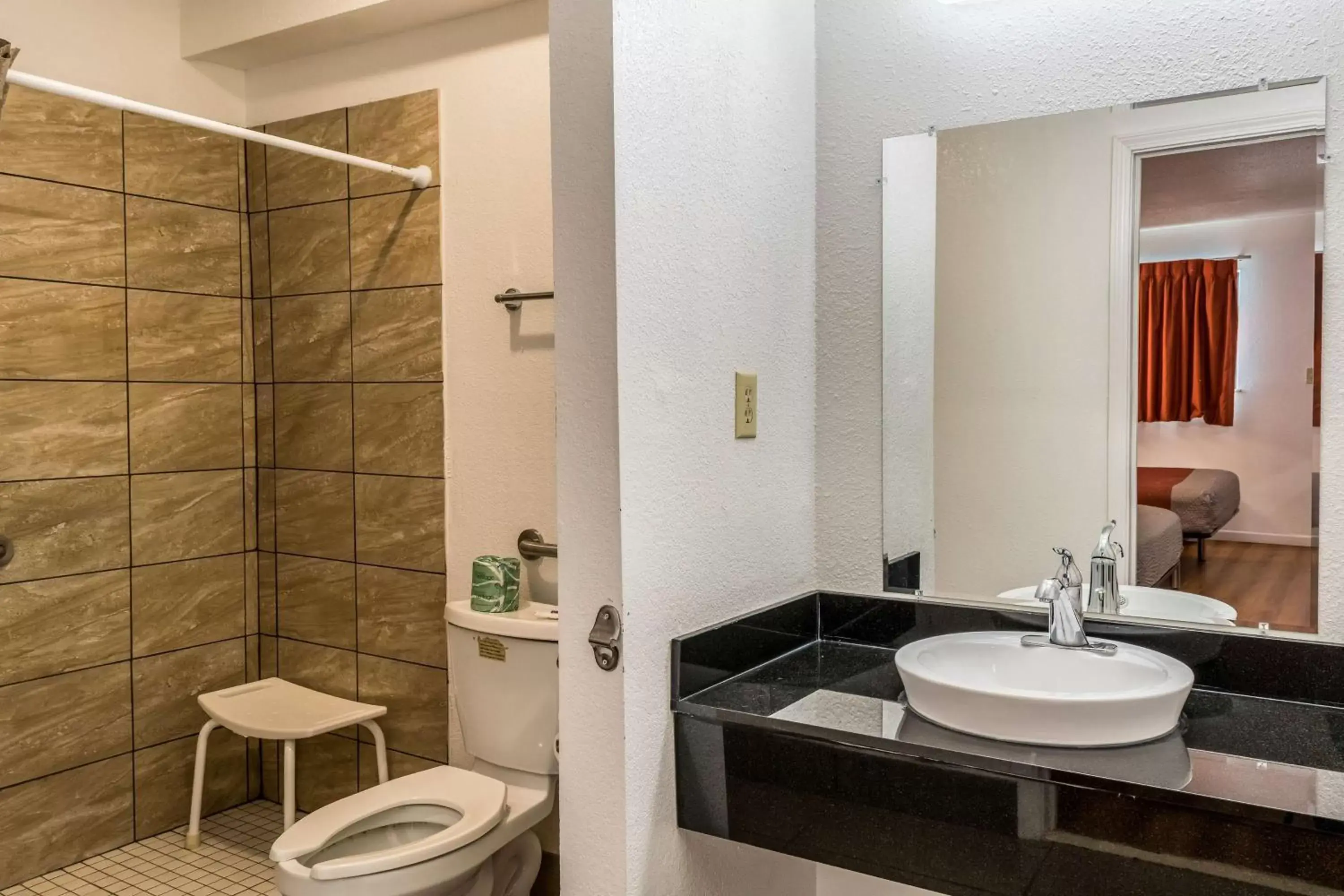 Toilet, Bathroom in Motel 6 Florence, KY - Cincinnati Airport