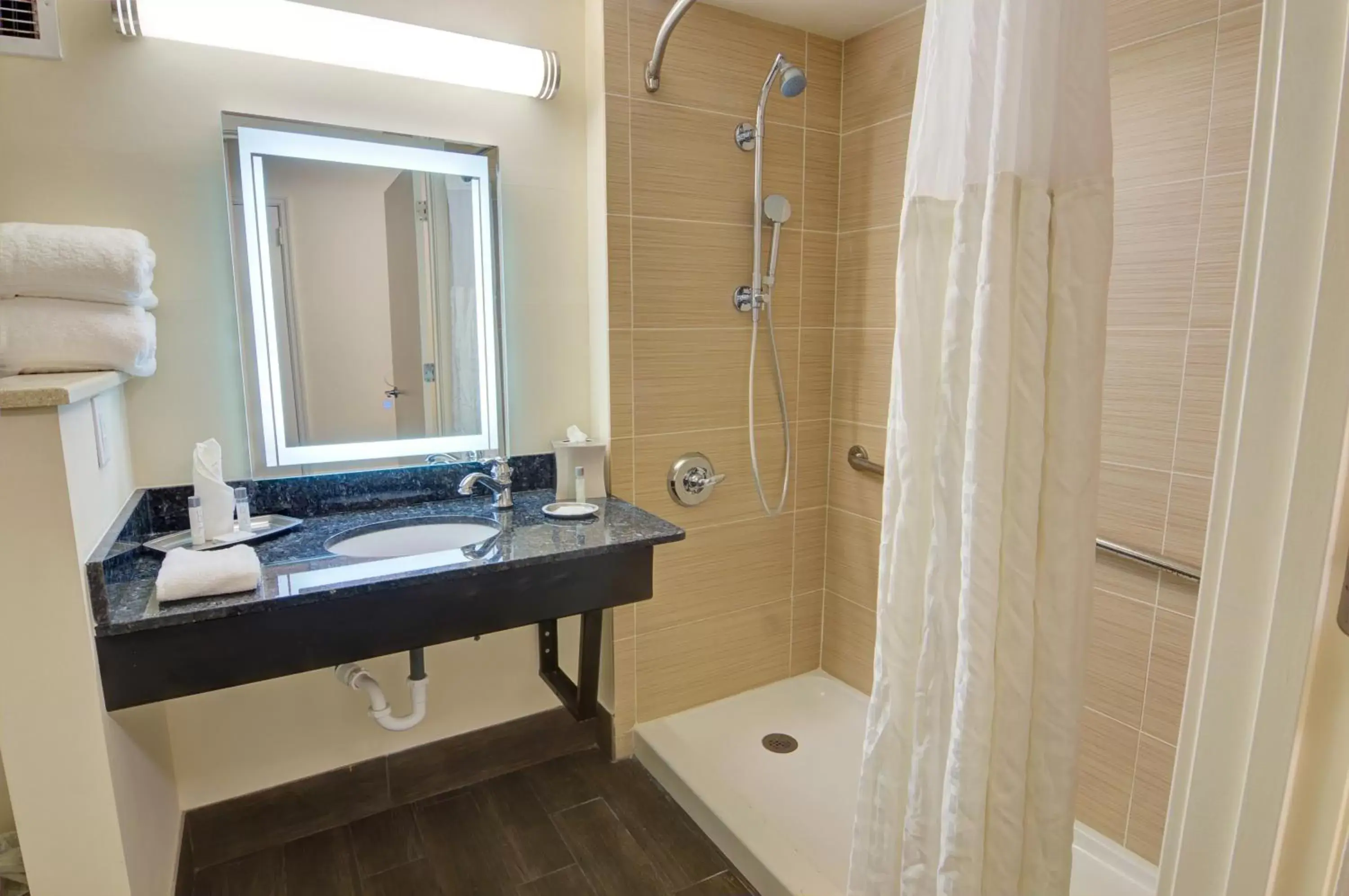 Bathroom in Guy Harvey Resort on Saint Augustine Beach