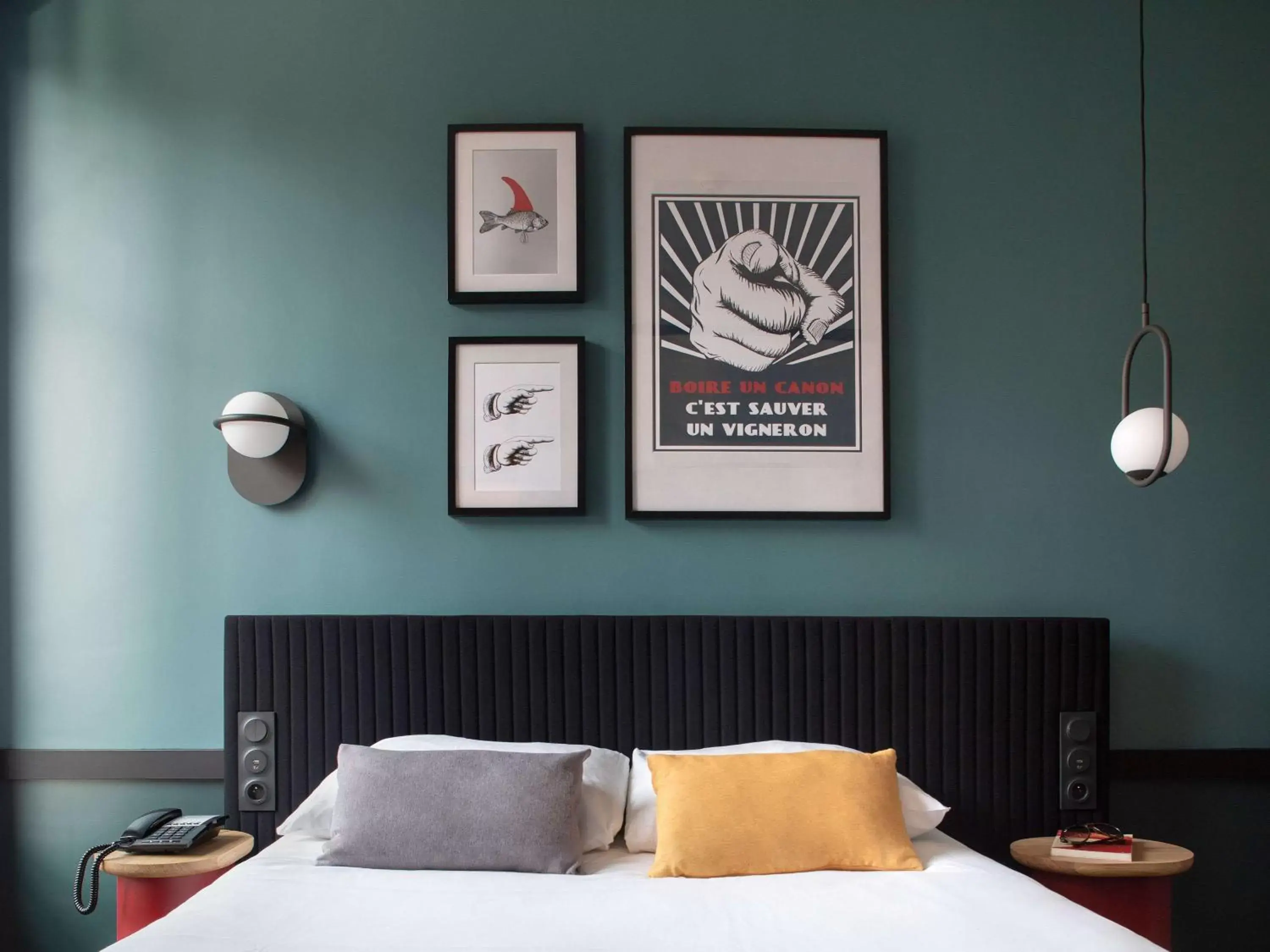 Bedroom, Bed in ibis Styles Dijon Central