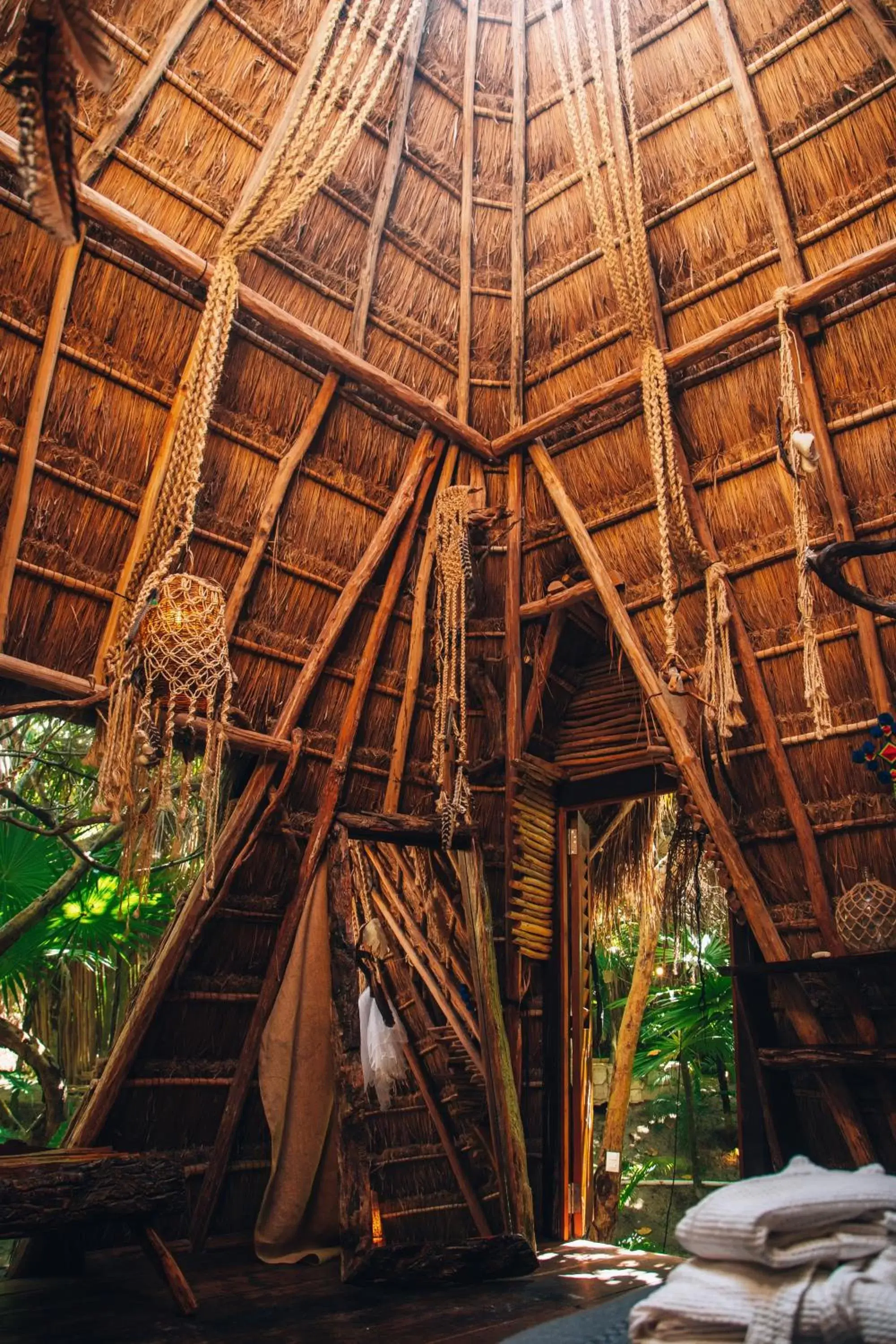 Bedroom in Ikal Tulum Hotel