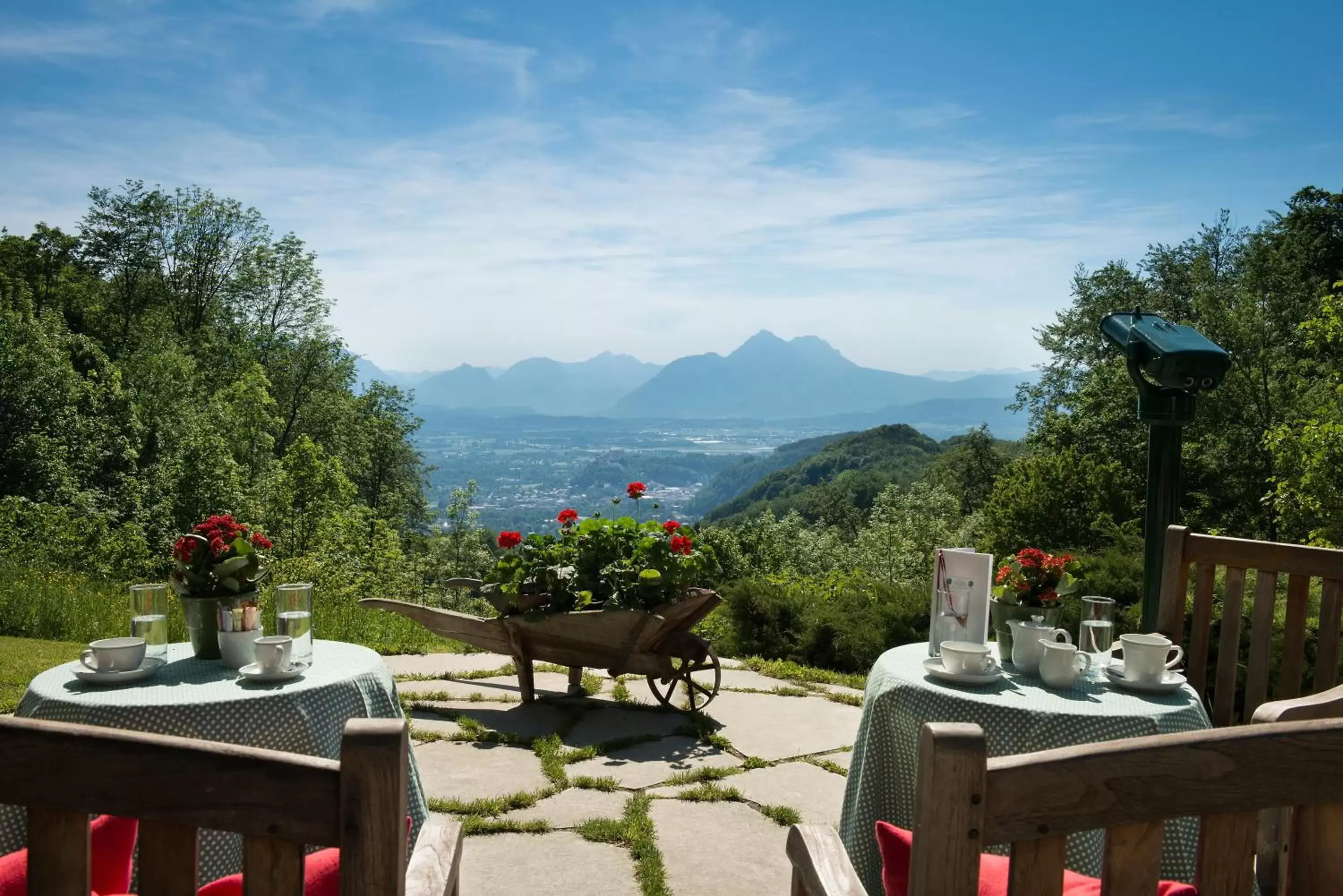 Garden in Romantikhotel Die Gersberg Alm