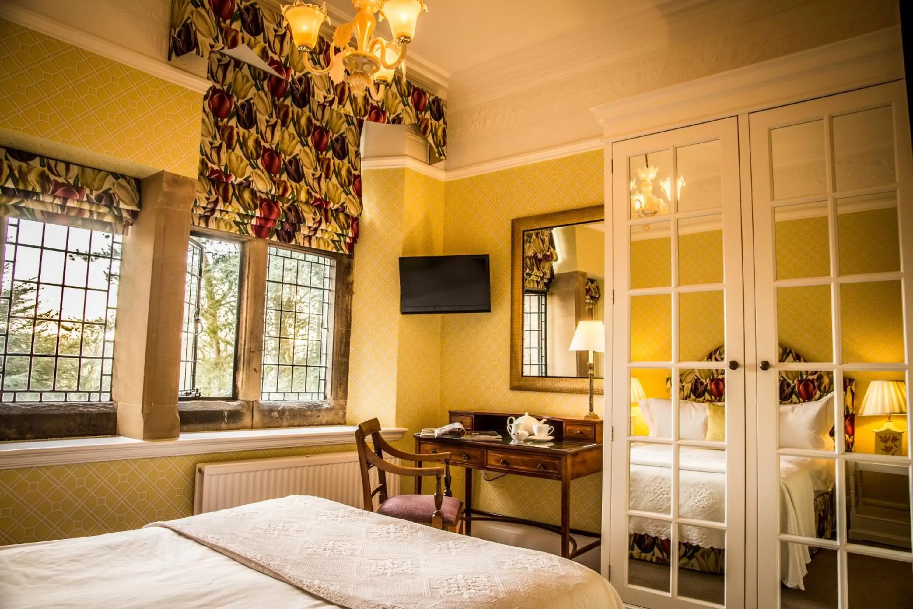 Bedroom in Fischers Baslow Hall - Chatsworth