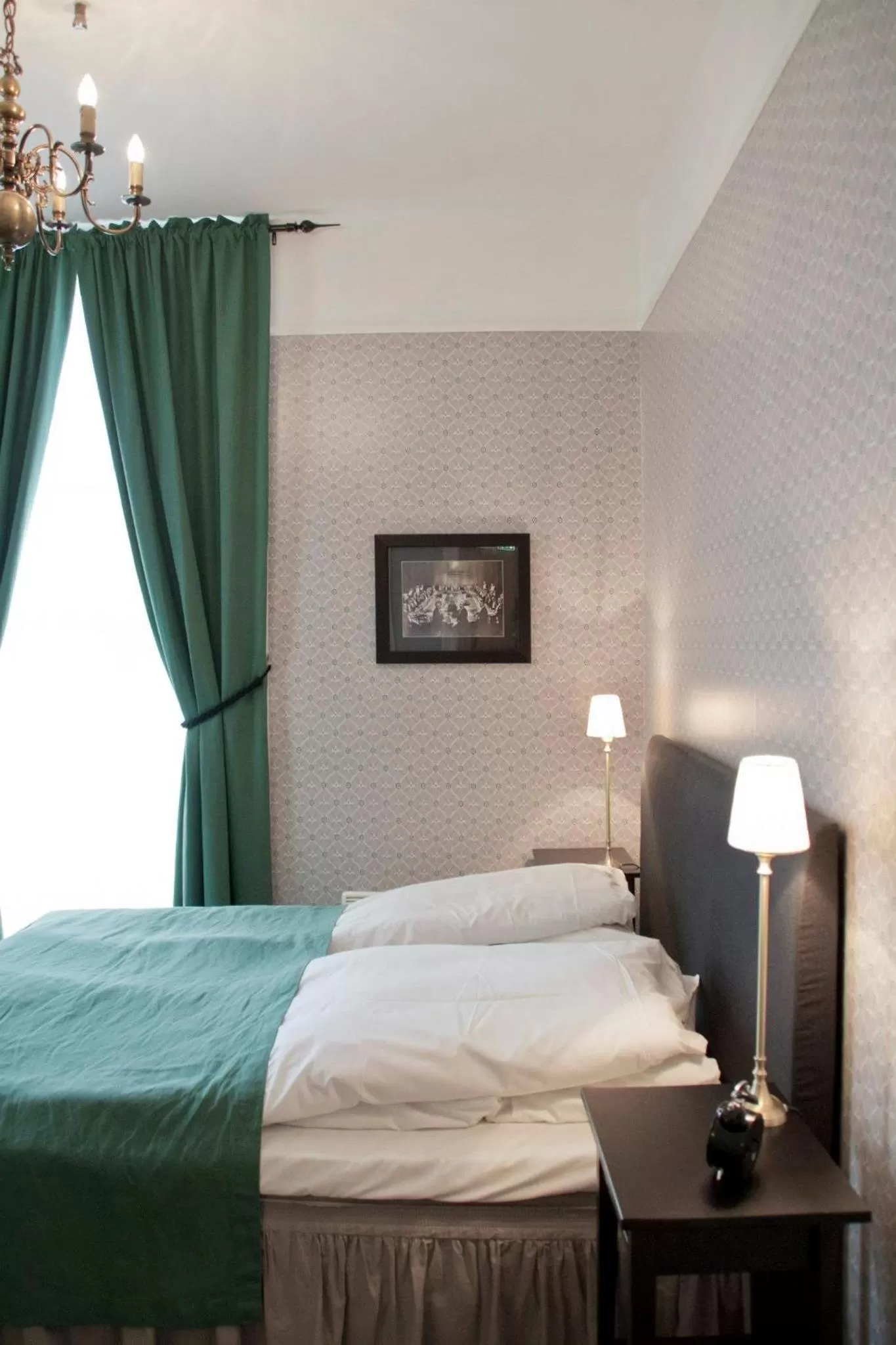 Bed in Hotel Kong Carl - Unike Hoteller