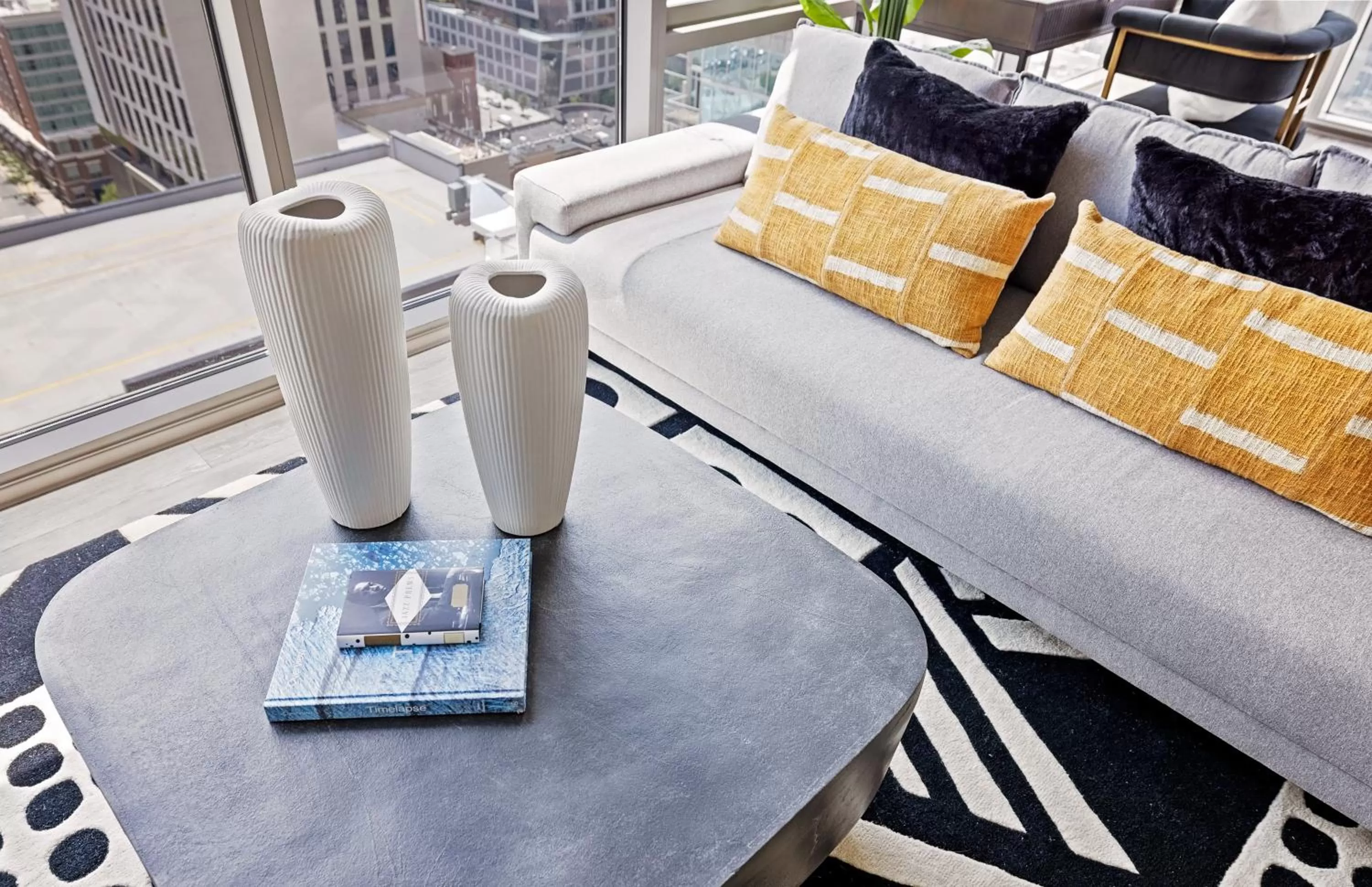 Living room in Placemakr Premier SoBro