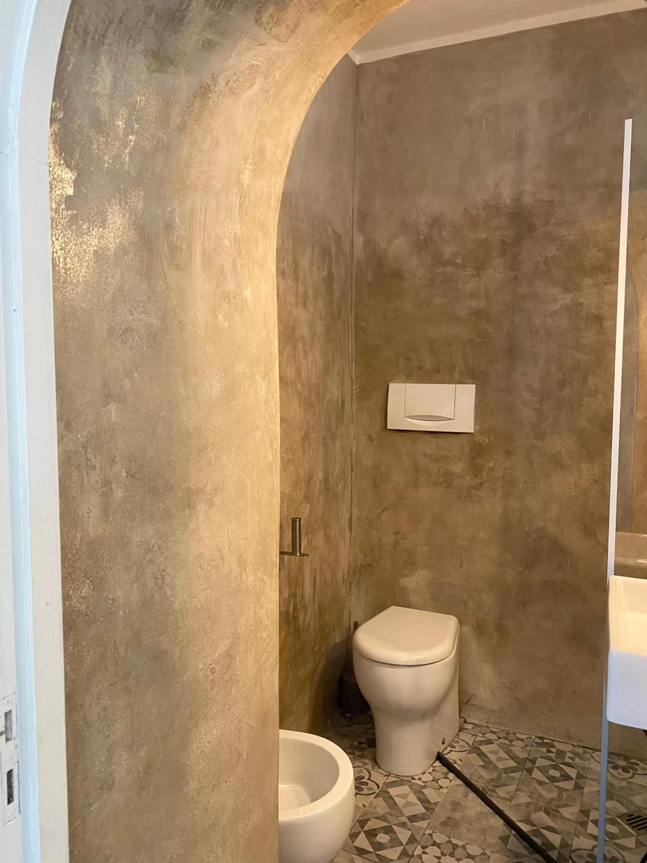 Bathroom in Black Market Hotel