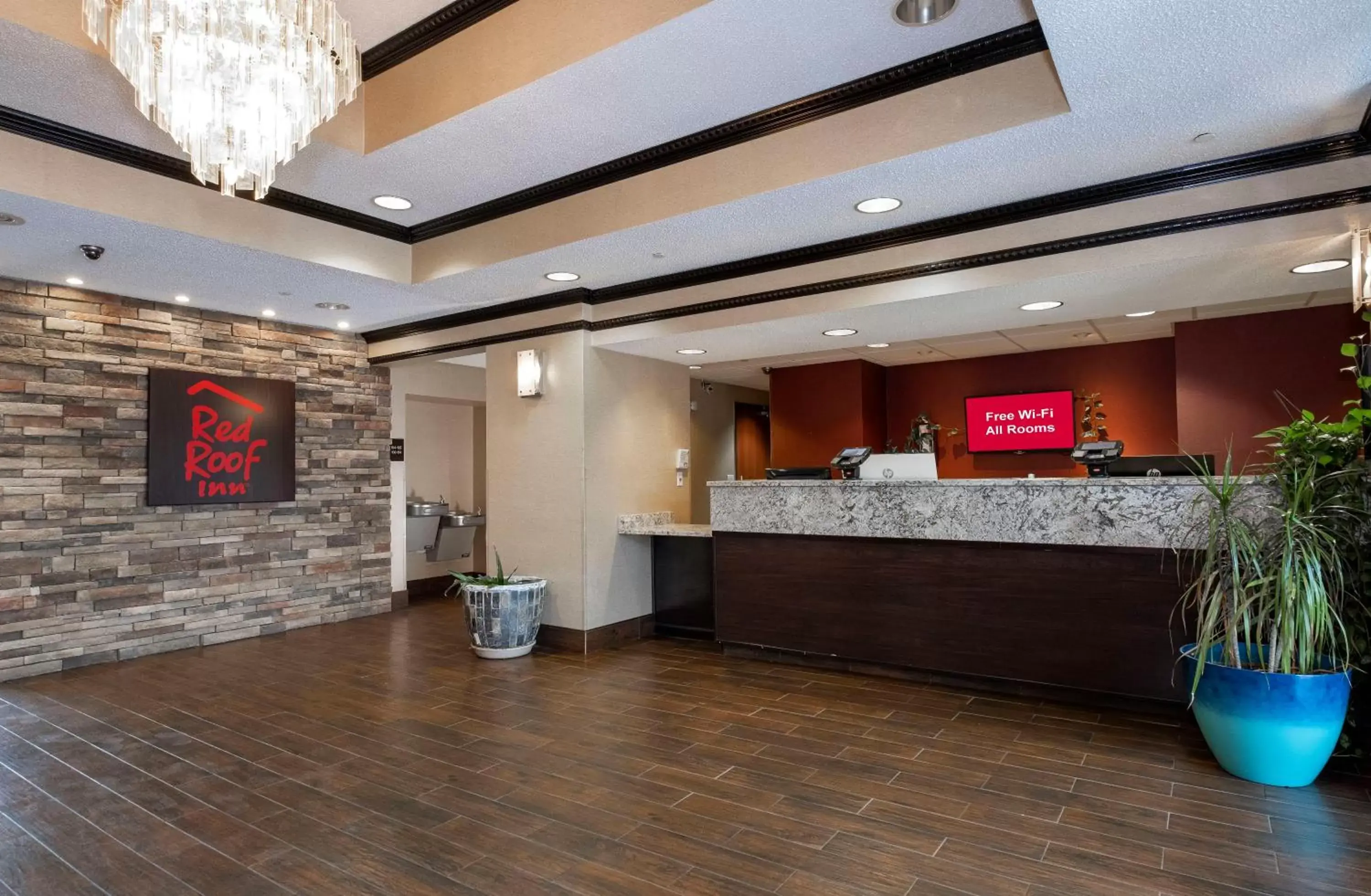Lobby or reception in Red Roof Inn & Suites Dover Downtown Lobby or reception in Red Roof Inn & Suites Dover Downtown