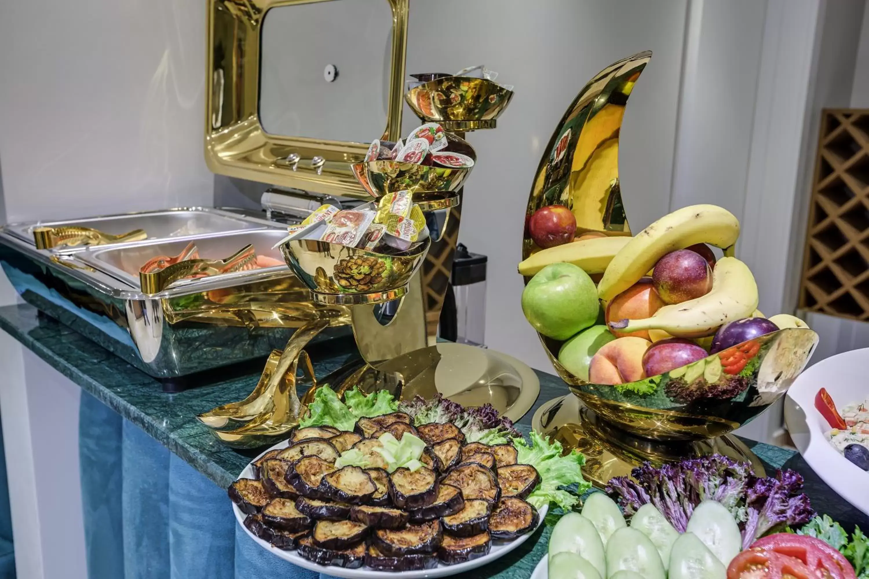Buffet breakfast, Food in Mit Hotel Tbilisi Buffet breakfast, Food in Mit Hotel Tbilisi