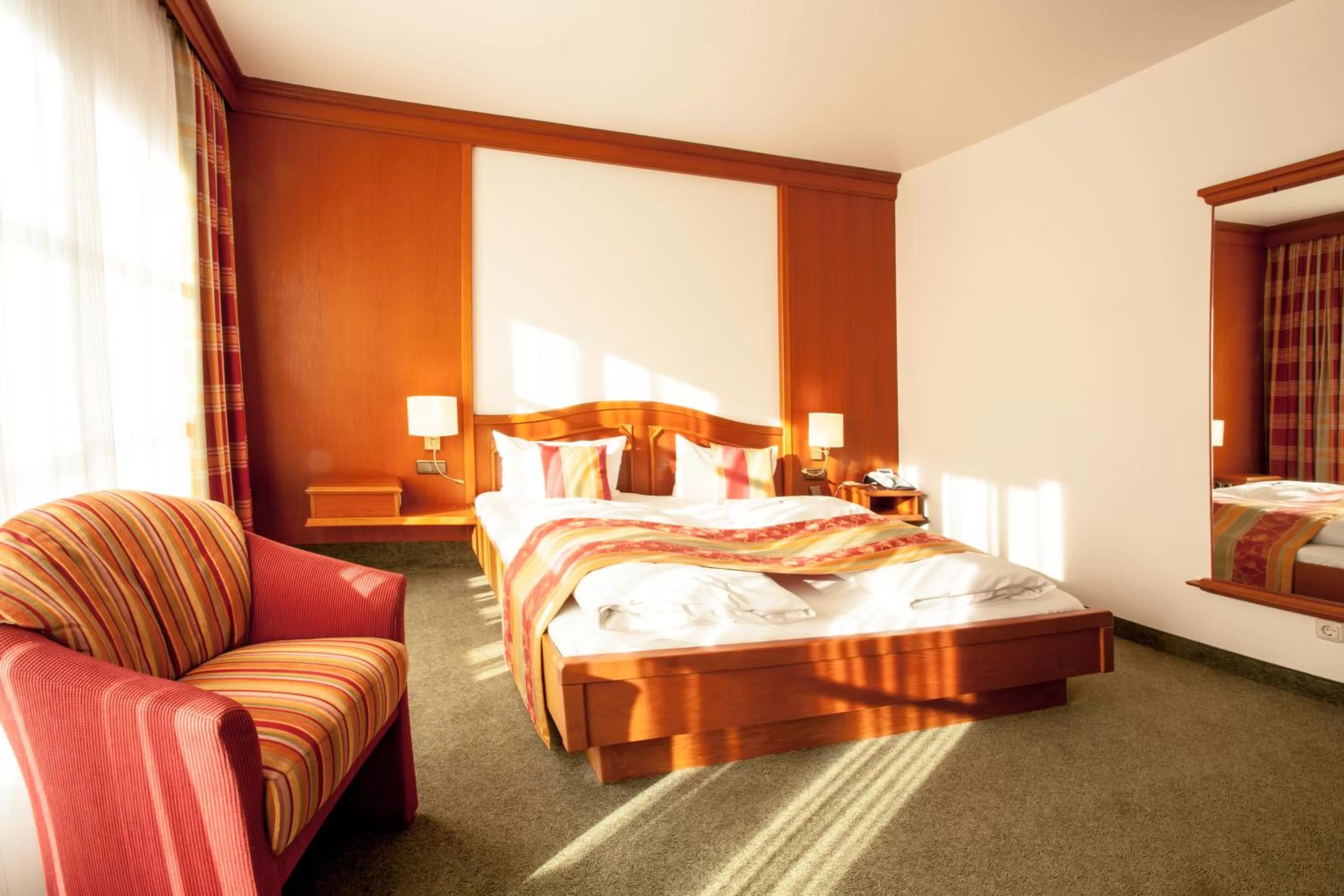 Bed in Hotel Brauerei Gasthof Höhn