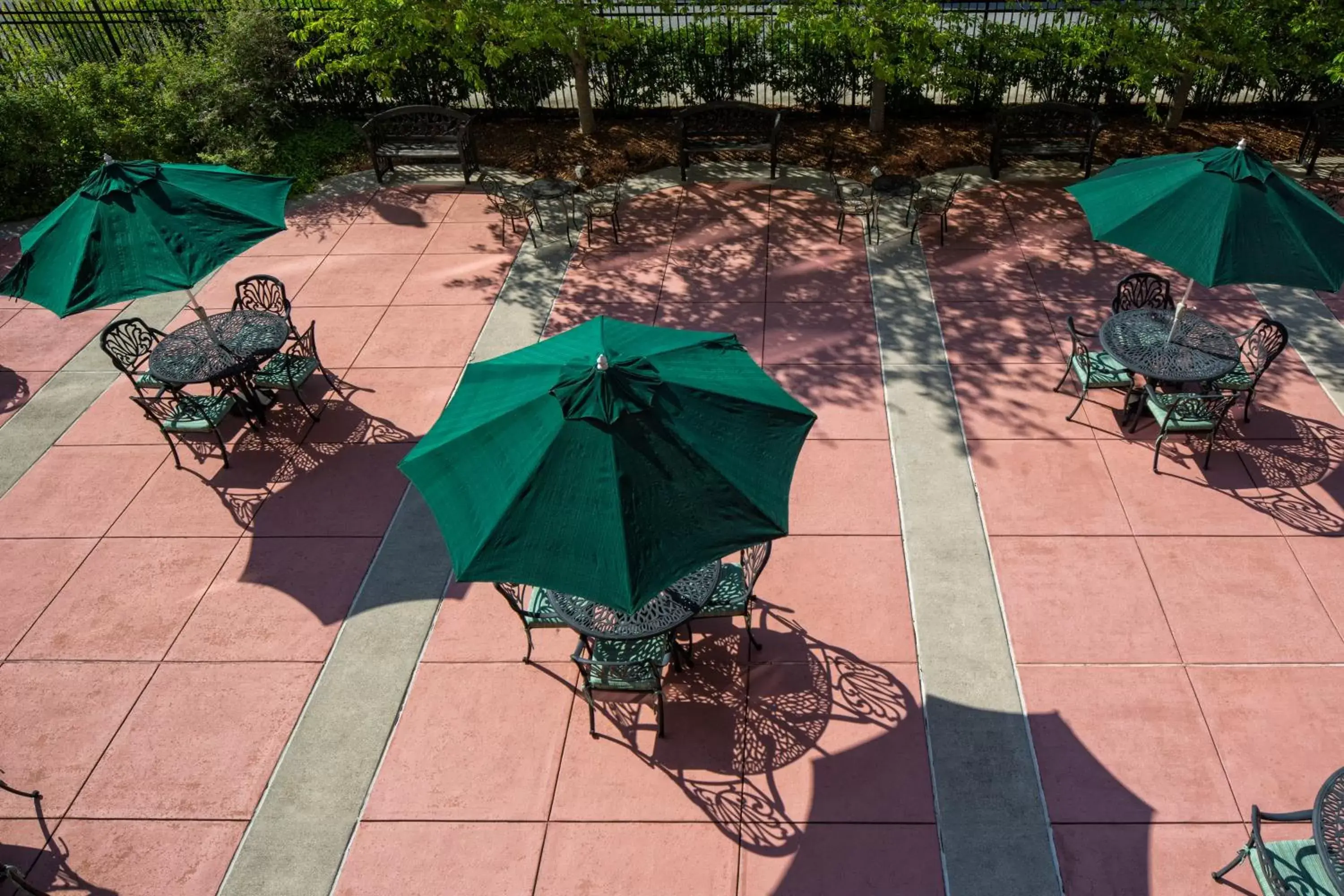 Patio in Carnegie Hotel & Spa