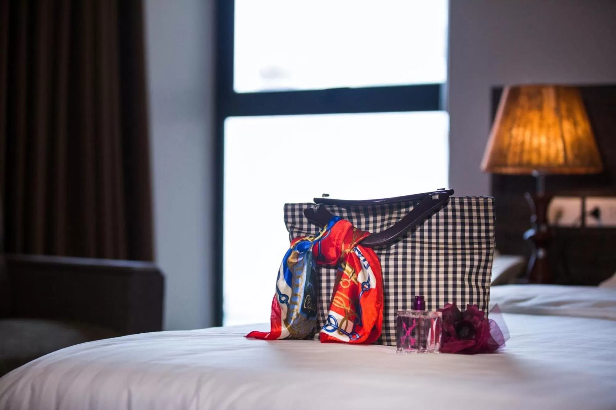 Decorative detail, Bed in My Linh Hotel