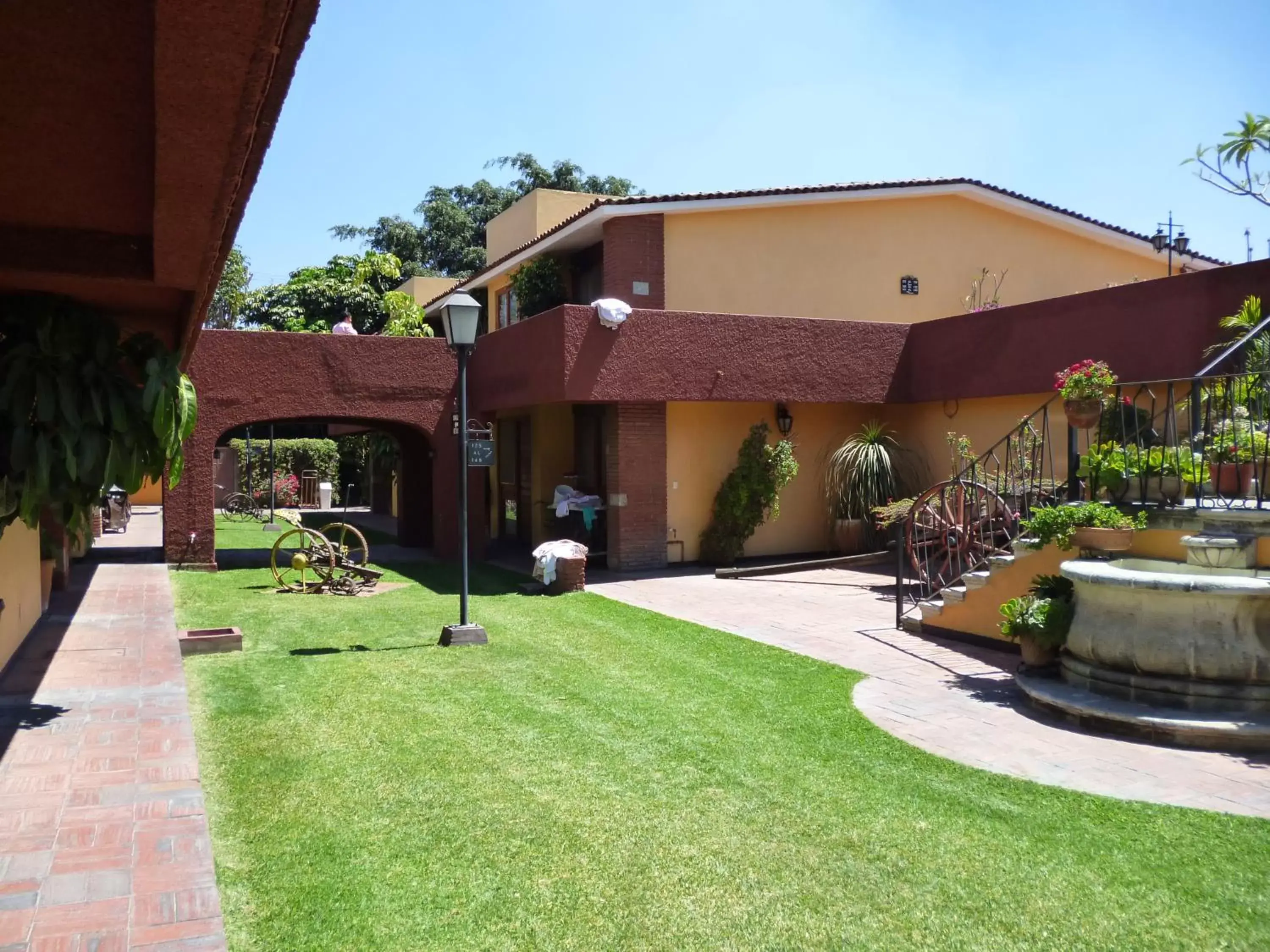 Garden, Property Building in Hotel Hacienda