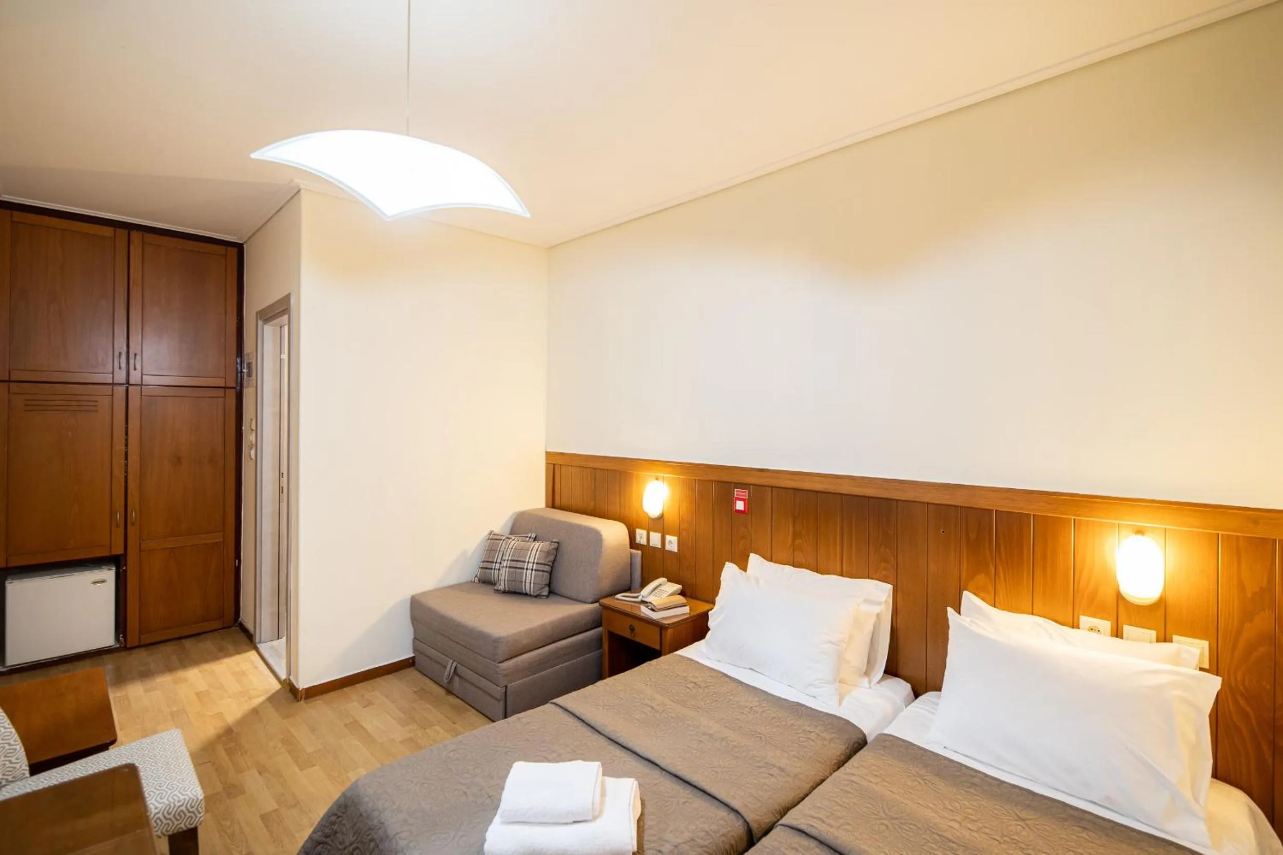 Bedroom, Bed in Hotel Philippos