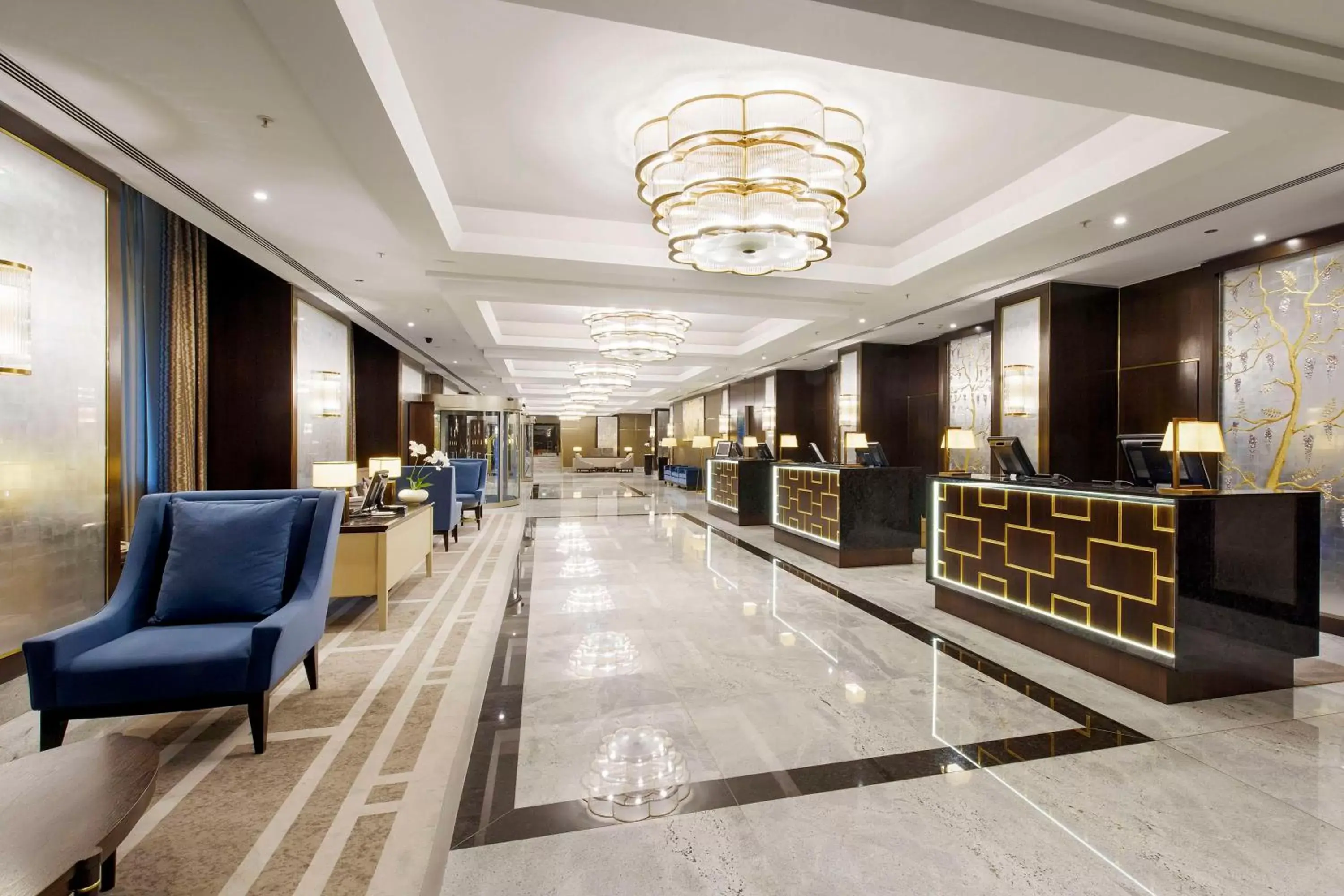 Lobby or reception, Lobby/Reception in Hilton Budapest