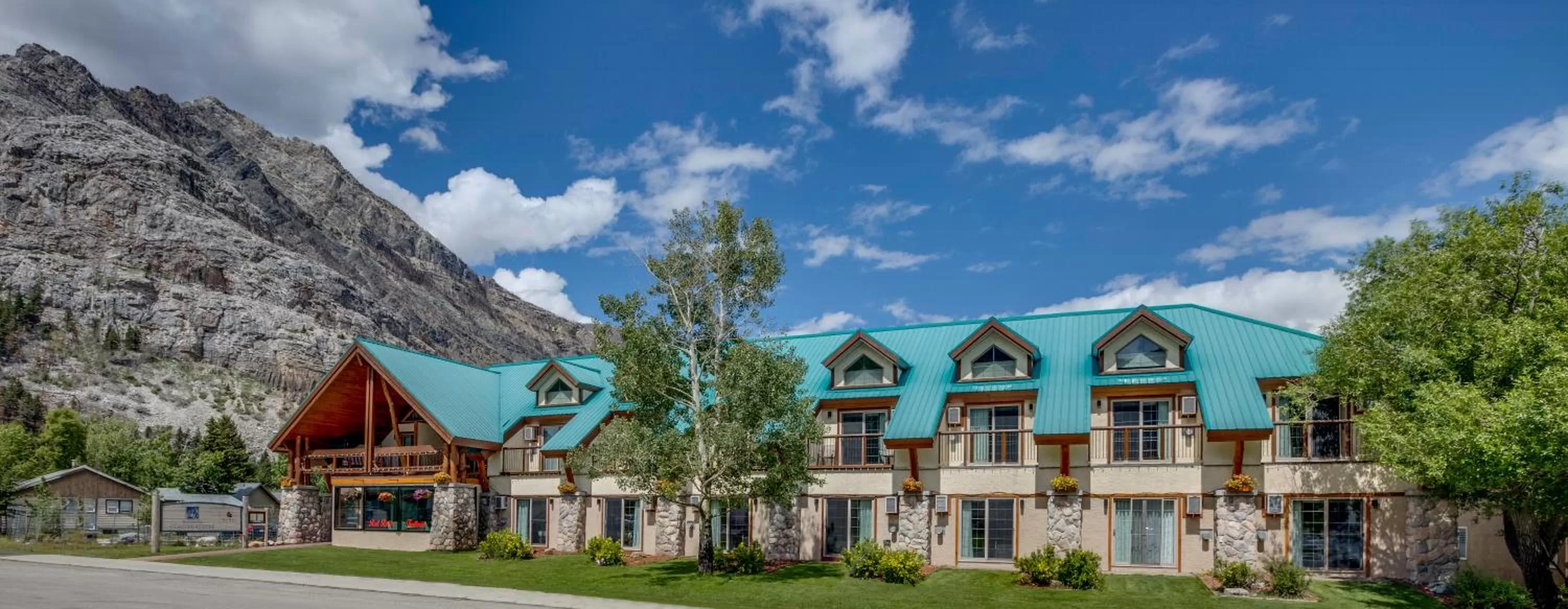 Property building in Waterton Glacier Suites