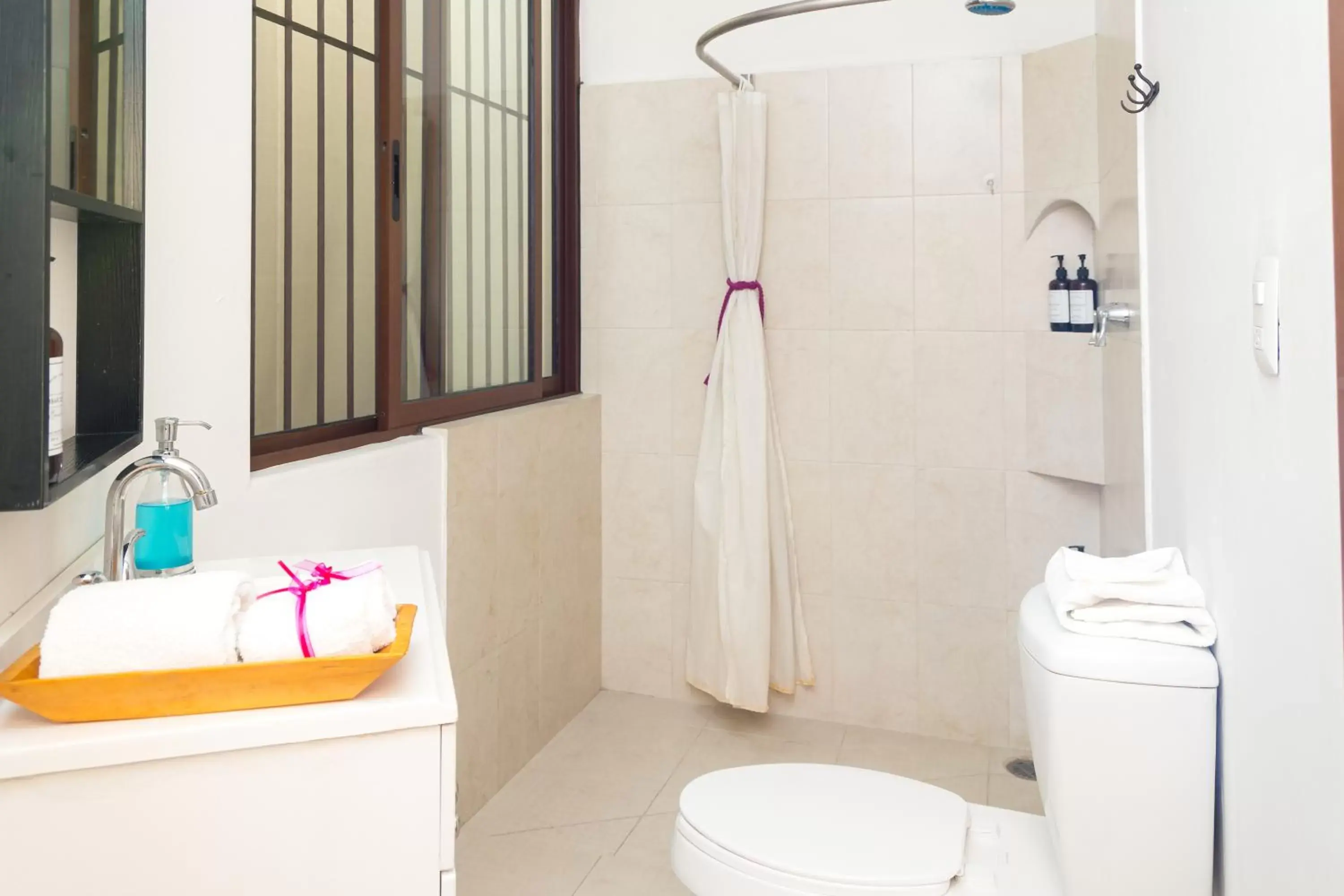 Shower, Bathroom in Casa Grana Cochinilla