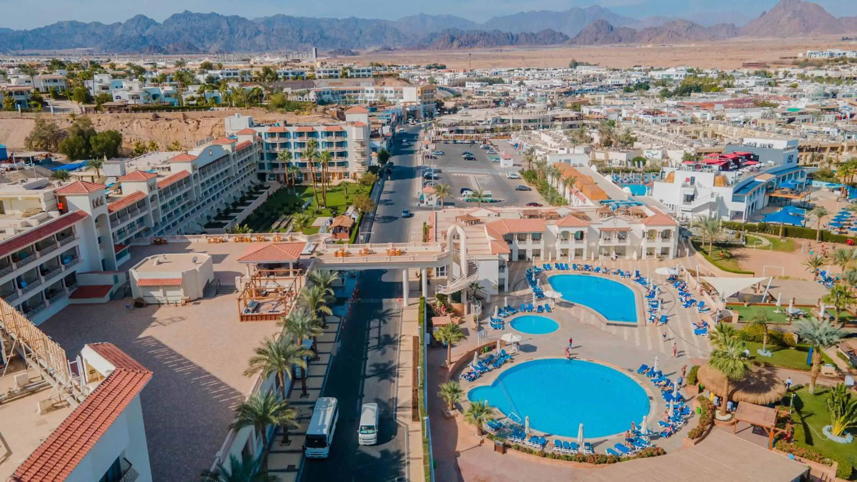 Bird's eye view, Bird's-eye View in Marina Sharm Hotel