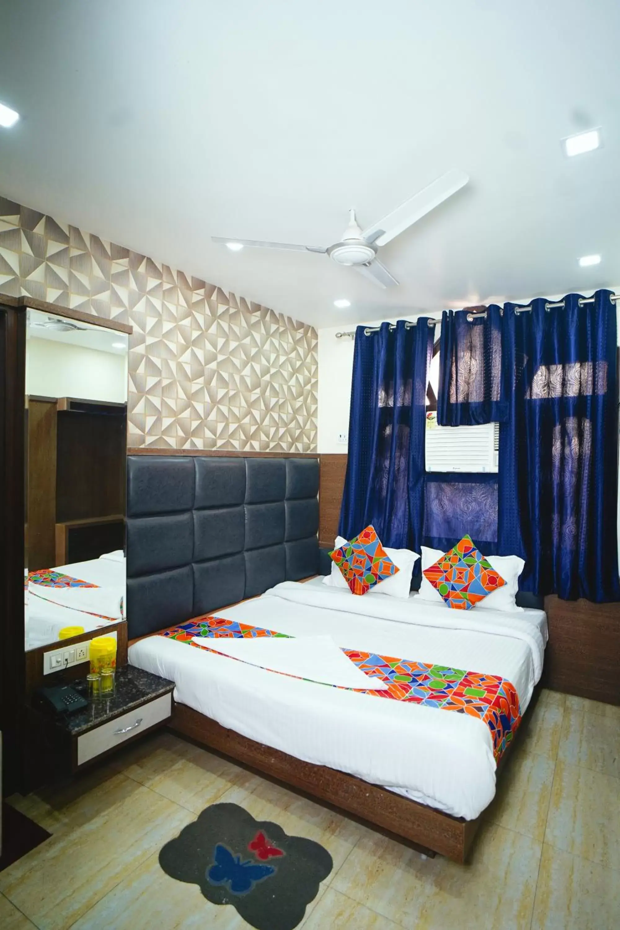 Bed in Hotel Delhi Darshan Deluxe-By RSL Hospitality Bed in Hotel Delhi Darshan Deluxe-By RSL Hospitality