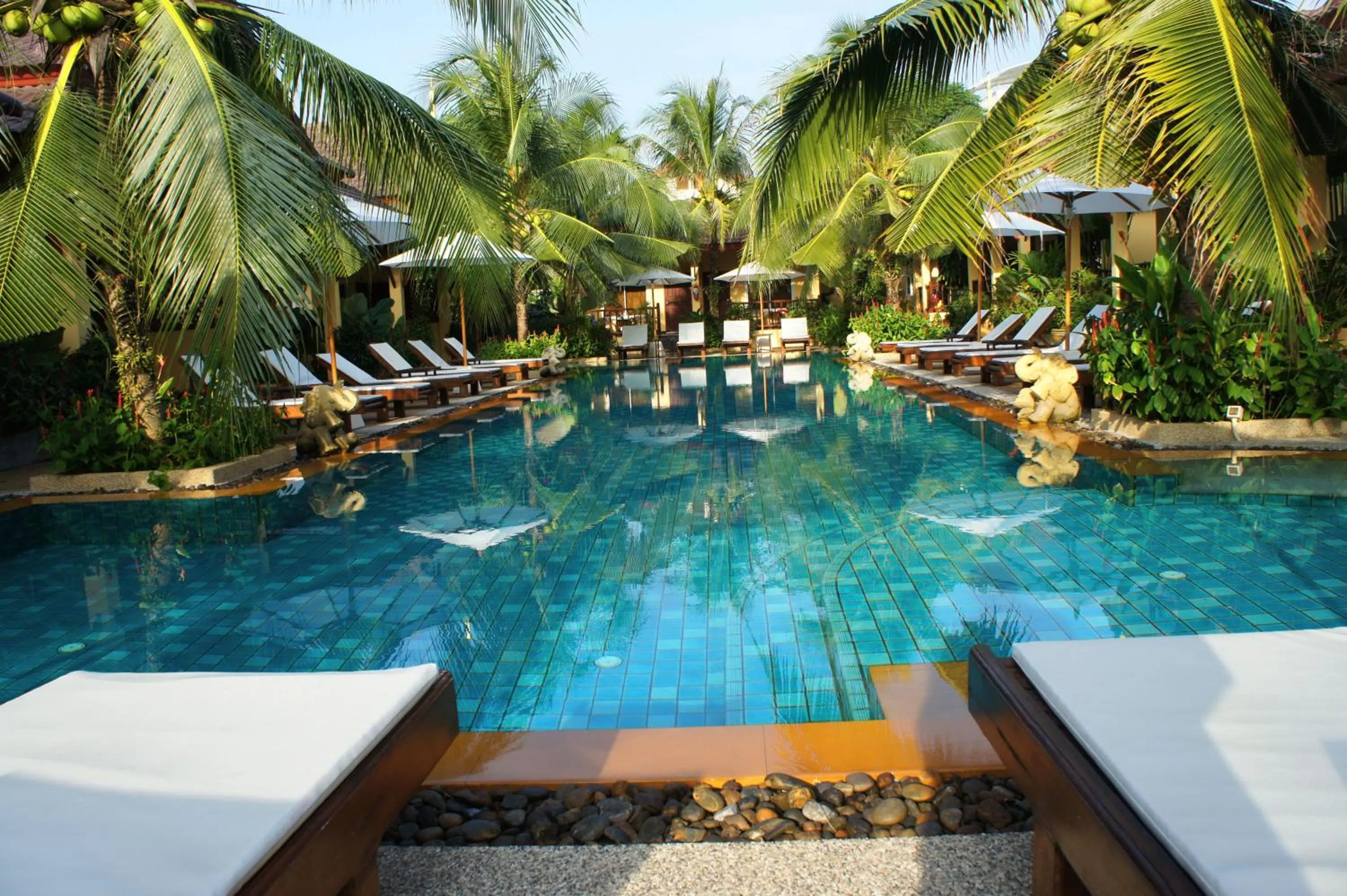 Swimming pool in Le Piman Resort
