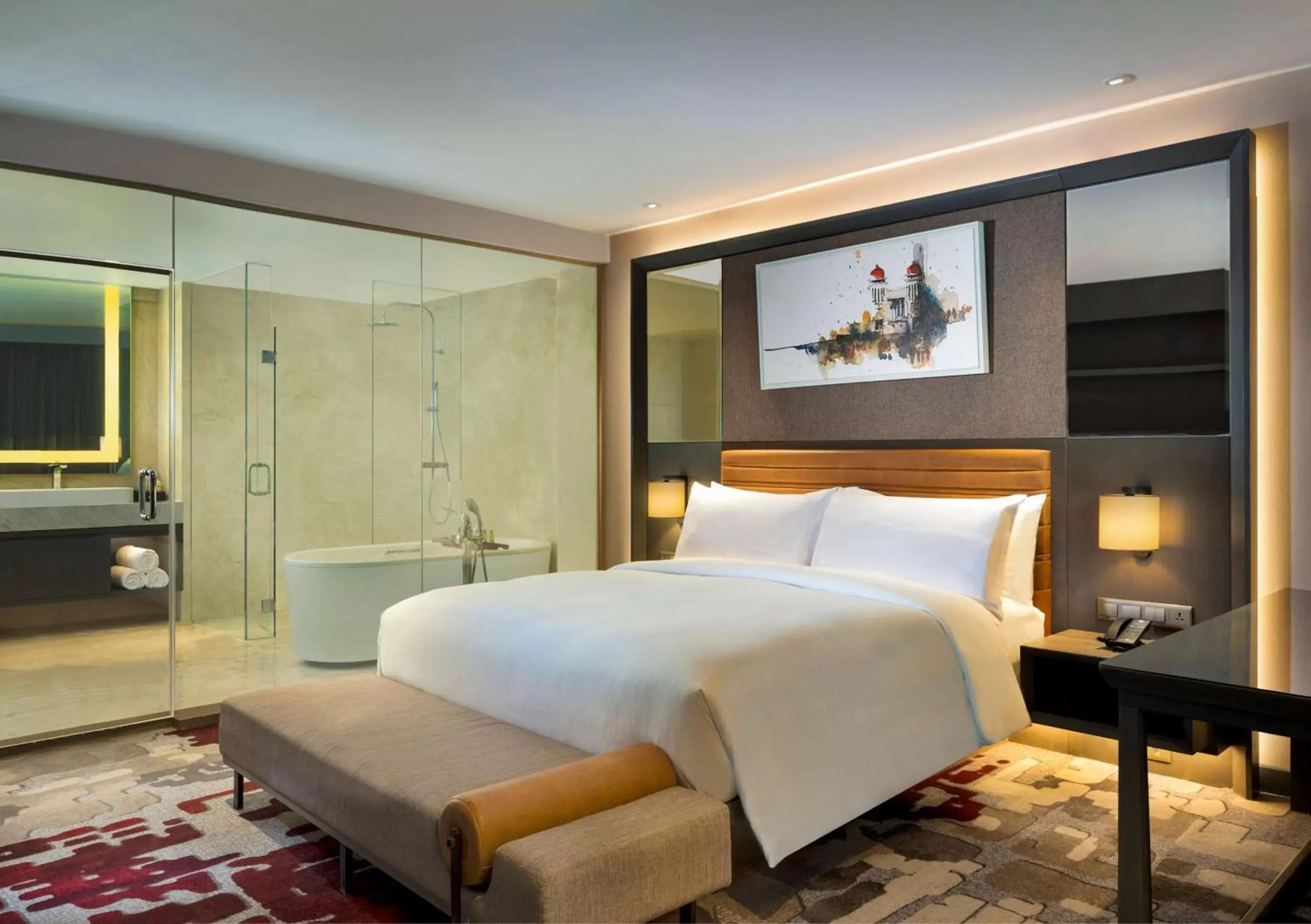 Bed in DoubleTree by Hilton Surabaya