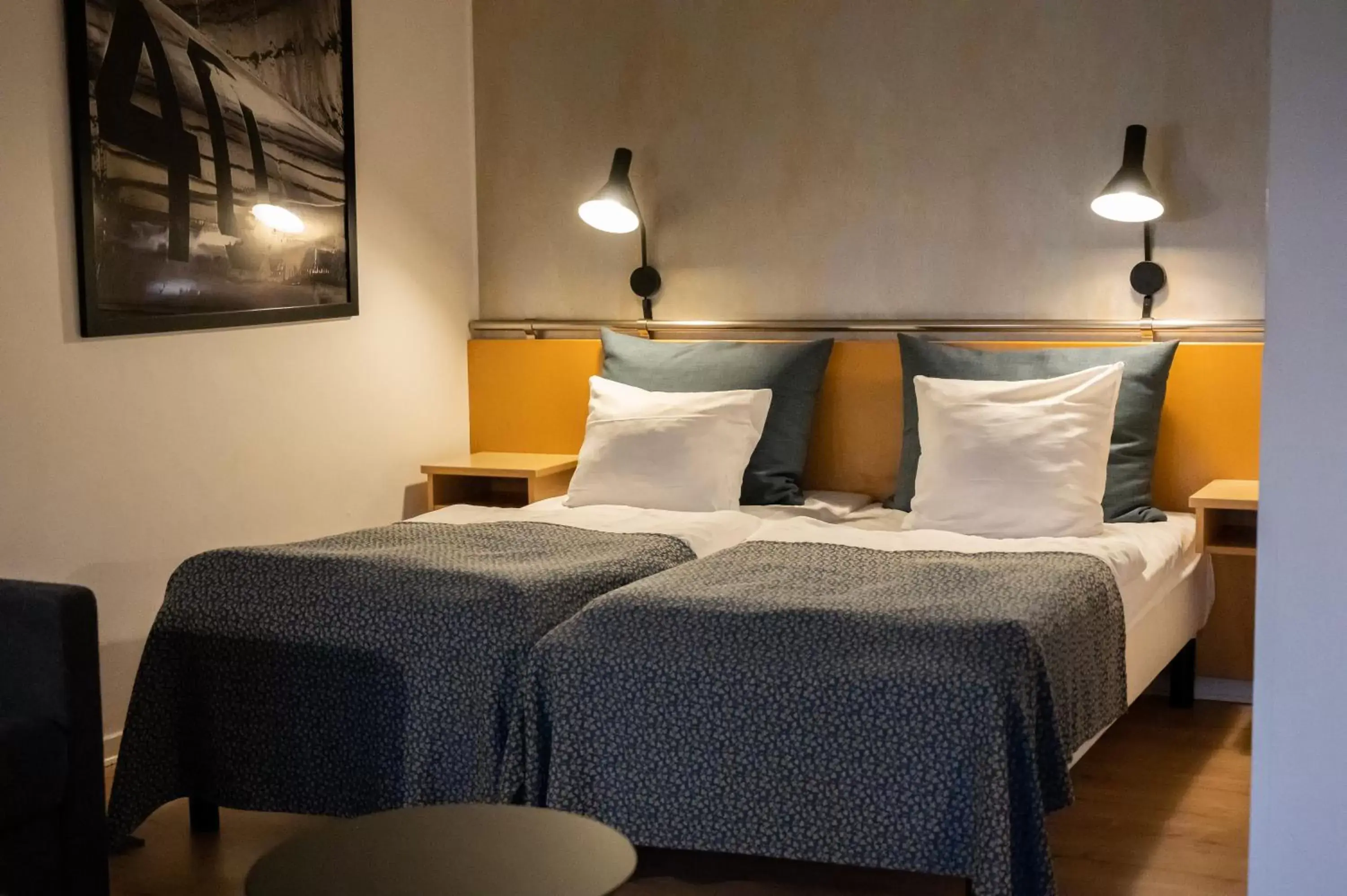 Bed in Hotel Svanen Billund