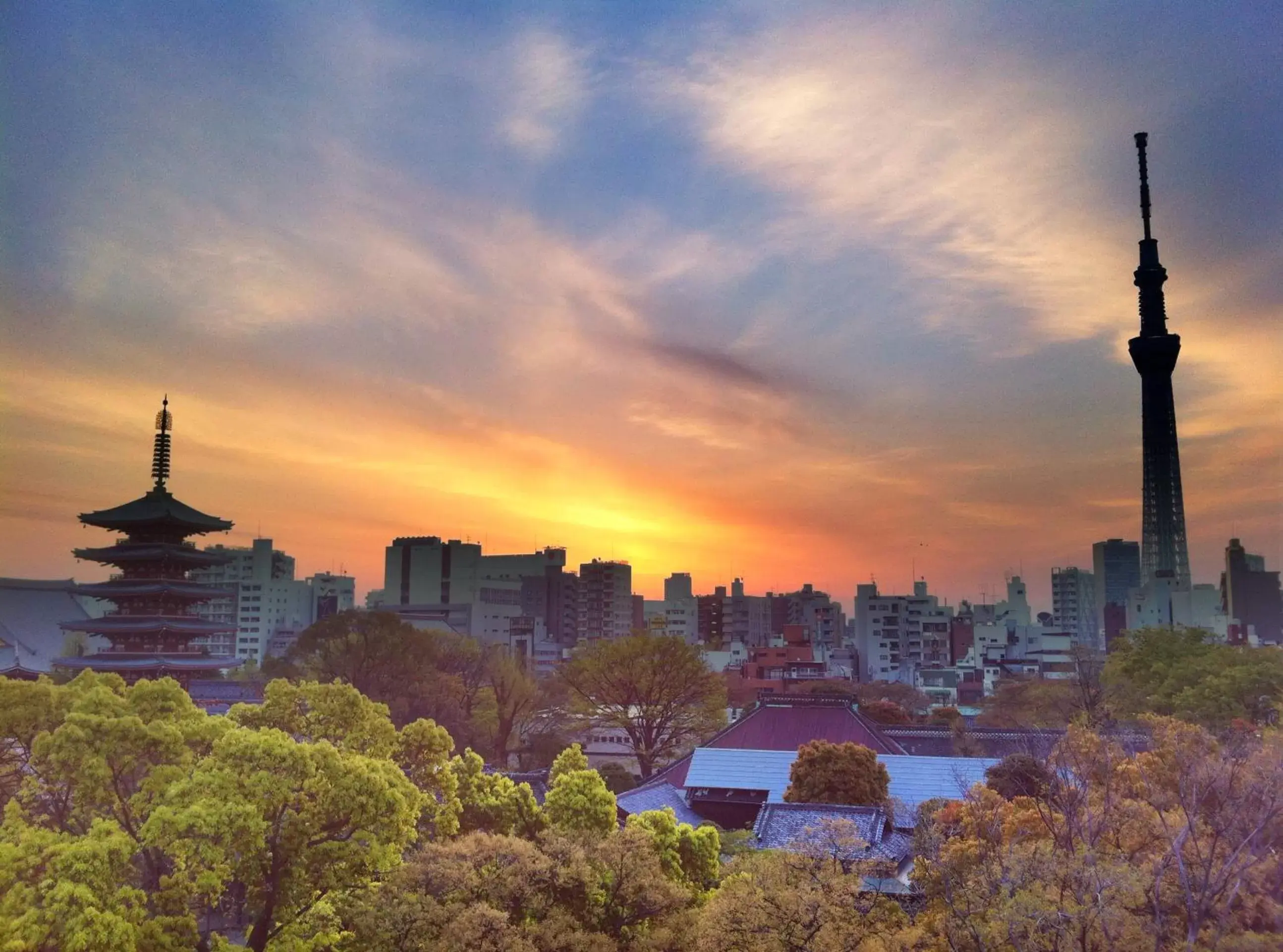 City view in B:CONTE Asakusa