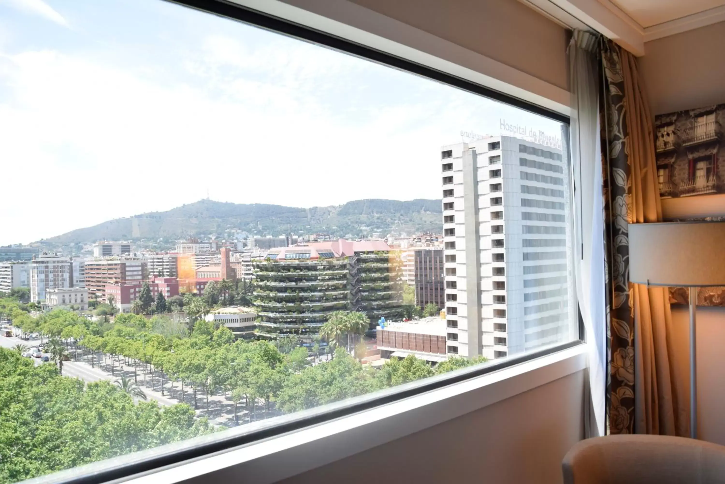 City view in Hilton Barcelona