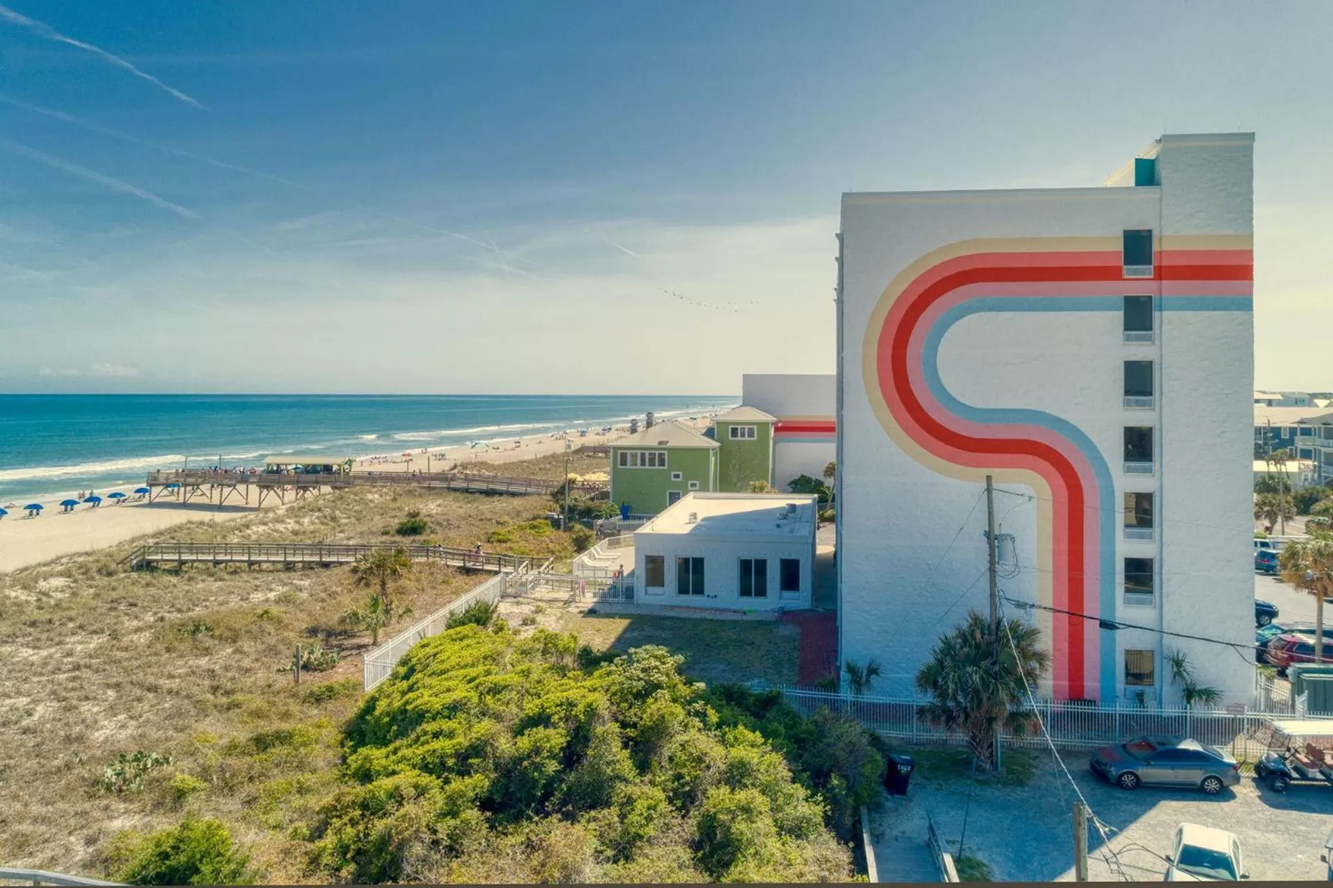 Property building in Golden Sands Carolina Beach Oceanfront, Tapestry by Hilton